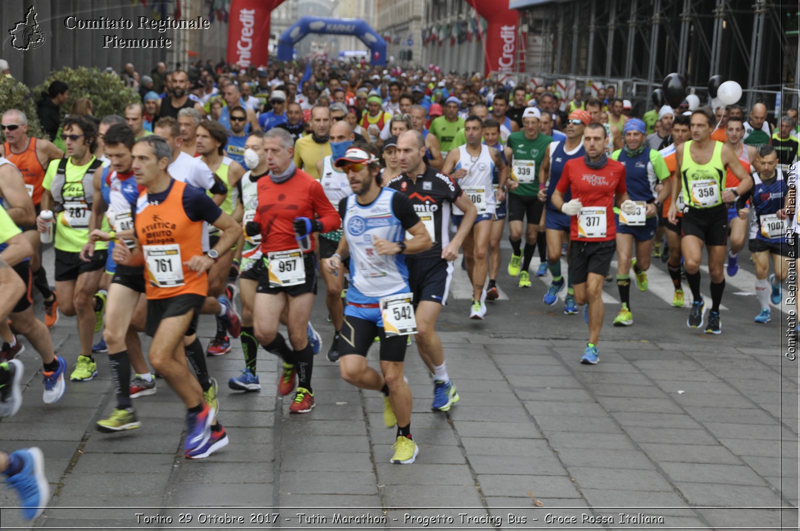 Torino 29 Ottobre 2017 - Turin Marathon - Progetto Tracing Bus - Croce Rossa Italiana- Comitato Regionale del Piemonte