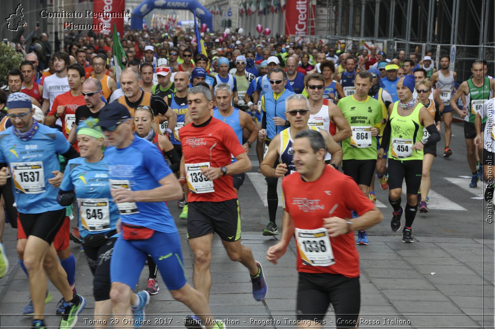 Torino 29 Ottobre 2017 - Turin Marathon - Progetto Tracing Bus - Croce Rossa Italiana- Comitato Regionale del Piemonte