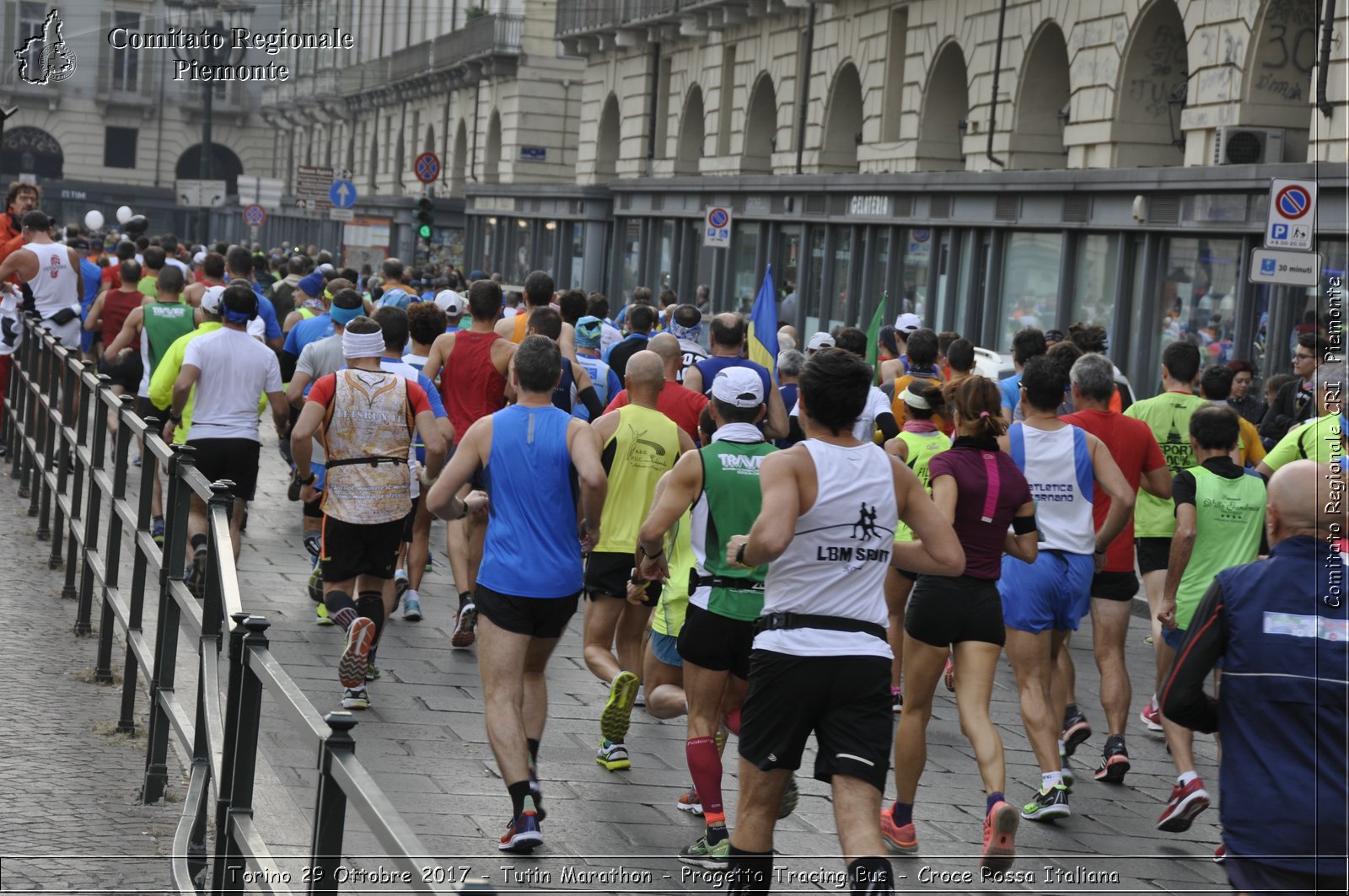 Torino 29 Ottobre 2017 - Turin Marathon - Progetto Tracing Bus - Croce Rossa Italiana- Comitato Regionale del Piemonte