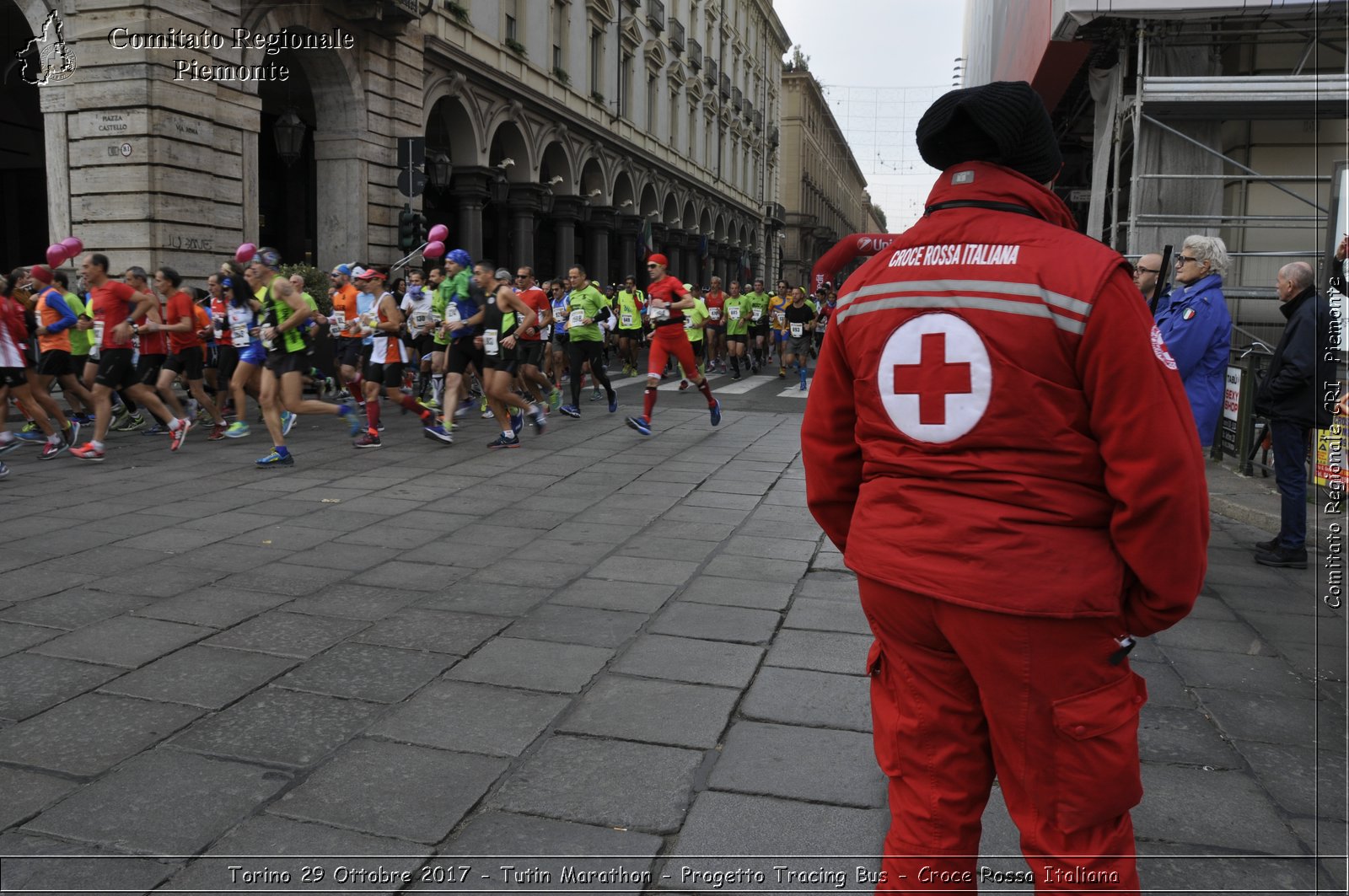 Torino 29 Ottobre 2017 - Turin Marathon - Progetto Tracing Bus - Croce Rossa Italiana- Comitato Regionale del Piemonte