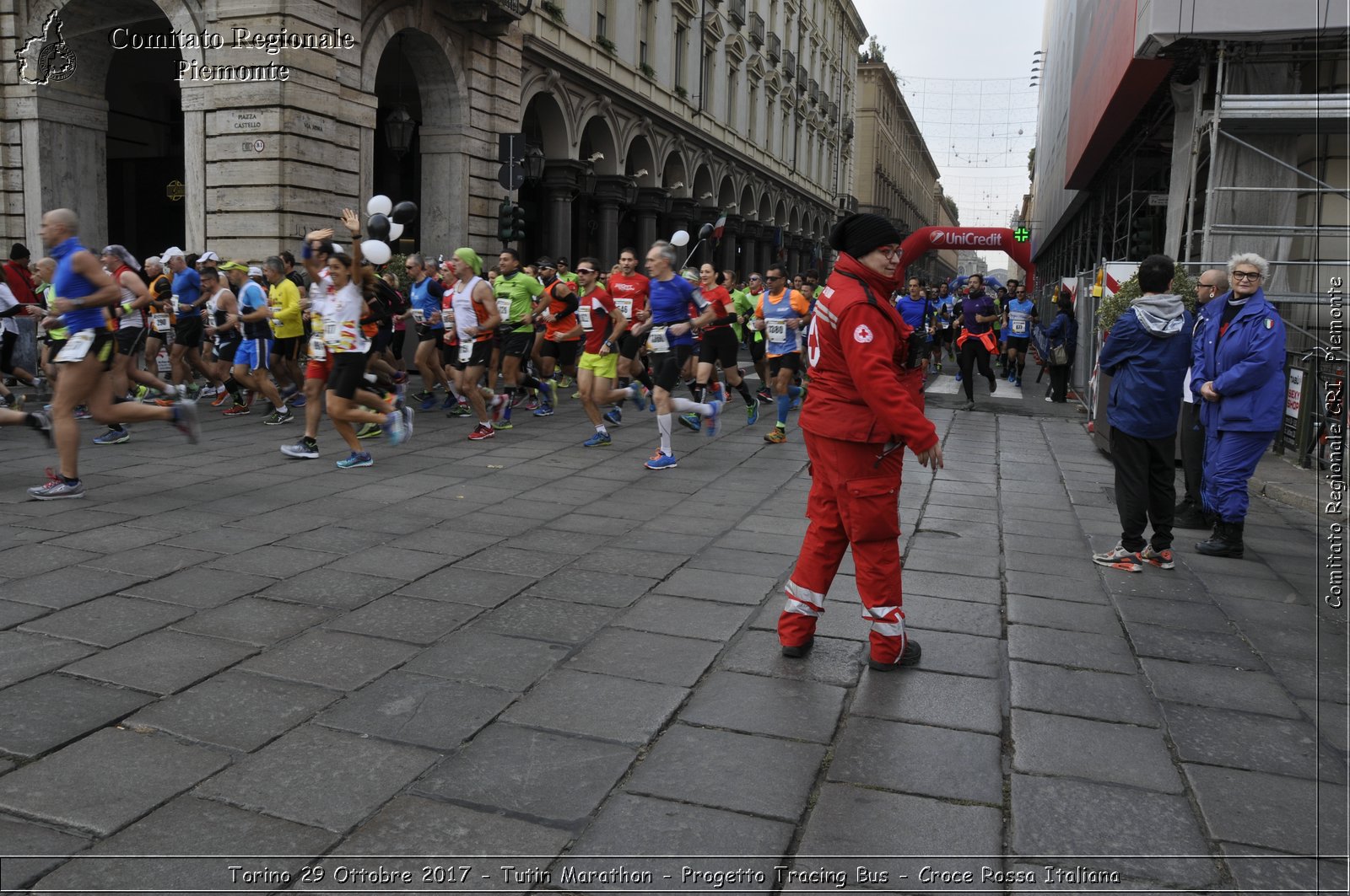 Torino 29 Ottobre 2017 - Turin Marathon - Progetto Tracing Bus - Croce Rossa Italiana- Comitato Regionale del Piemonte