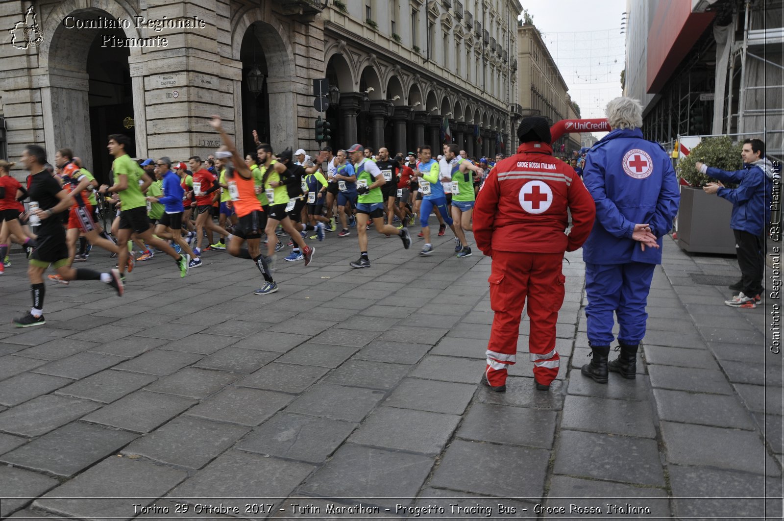 Torino 29 Ottobre 2017 - Turin Marathon - Progetto Tracing Bus - Croce Rossa Italiana- Comitato Regionale del Piemonte