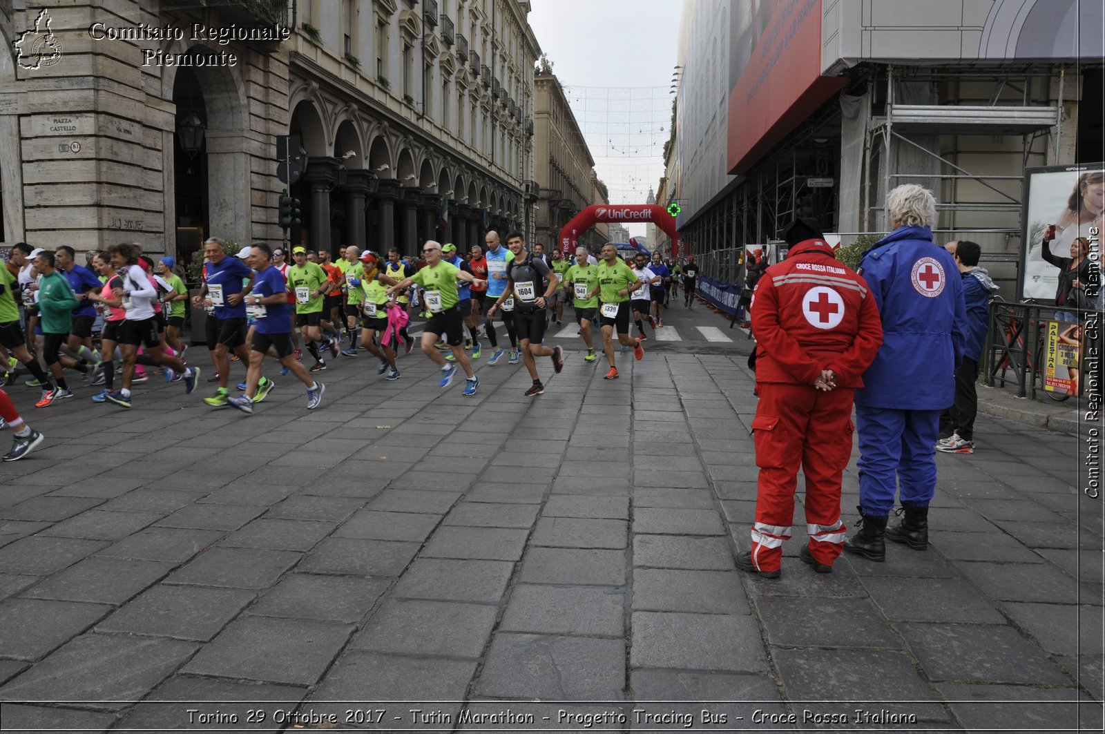 Torino 29 Ottobre 2017 - Turin Marathon - Progetto Tracing Bus - Croce Rossa Italiana- Comitato Regionale del Piemonte