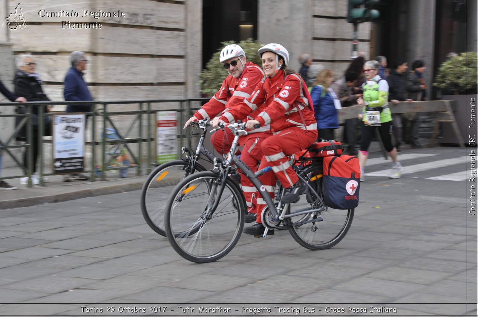 Torino 29 Ottobre 2017 - Turin Marathon - Progetto Tracing Bus - Croce Rossa Italiana- Comitato Regionale del Piemonte