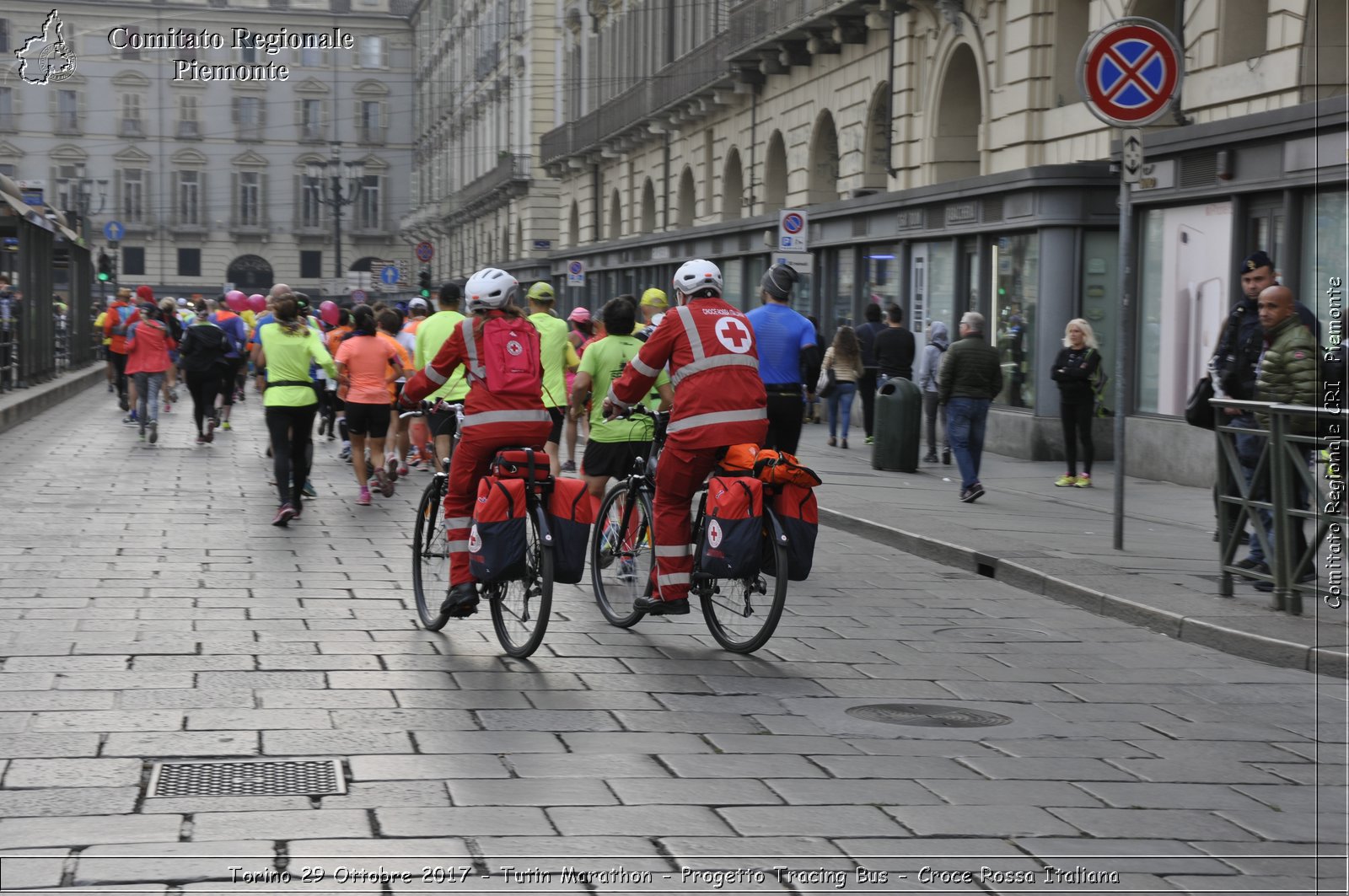 Torino 29 Ottobre 2017 - Turin Marathon - Progetto Tracing Bus - Croce Rossa Italiana- Comitato Regionale del Piemonte