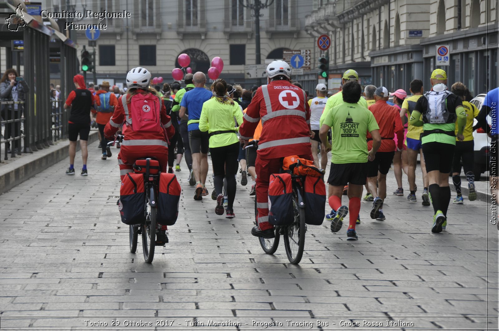 Torino 29 Ottobre 2017 - Turin Marathon - Progetto Tracing Bus - Croce Rossa Italiana- Comitato Regionale del Piemonte