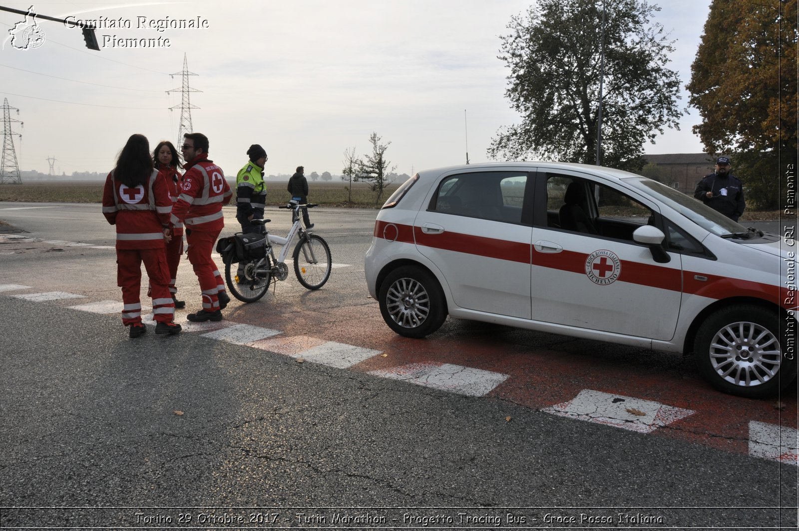 Torino 29 Ottobre 2017 - Turin Marathon - Progetto Tracing Bus - Croce Rossa Italiana- Comitato Regionale del Piemonte