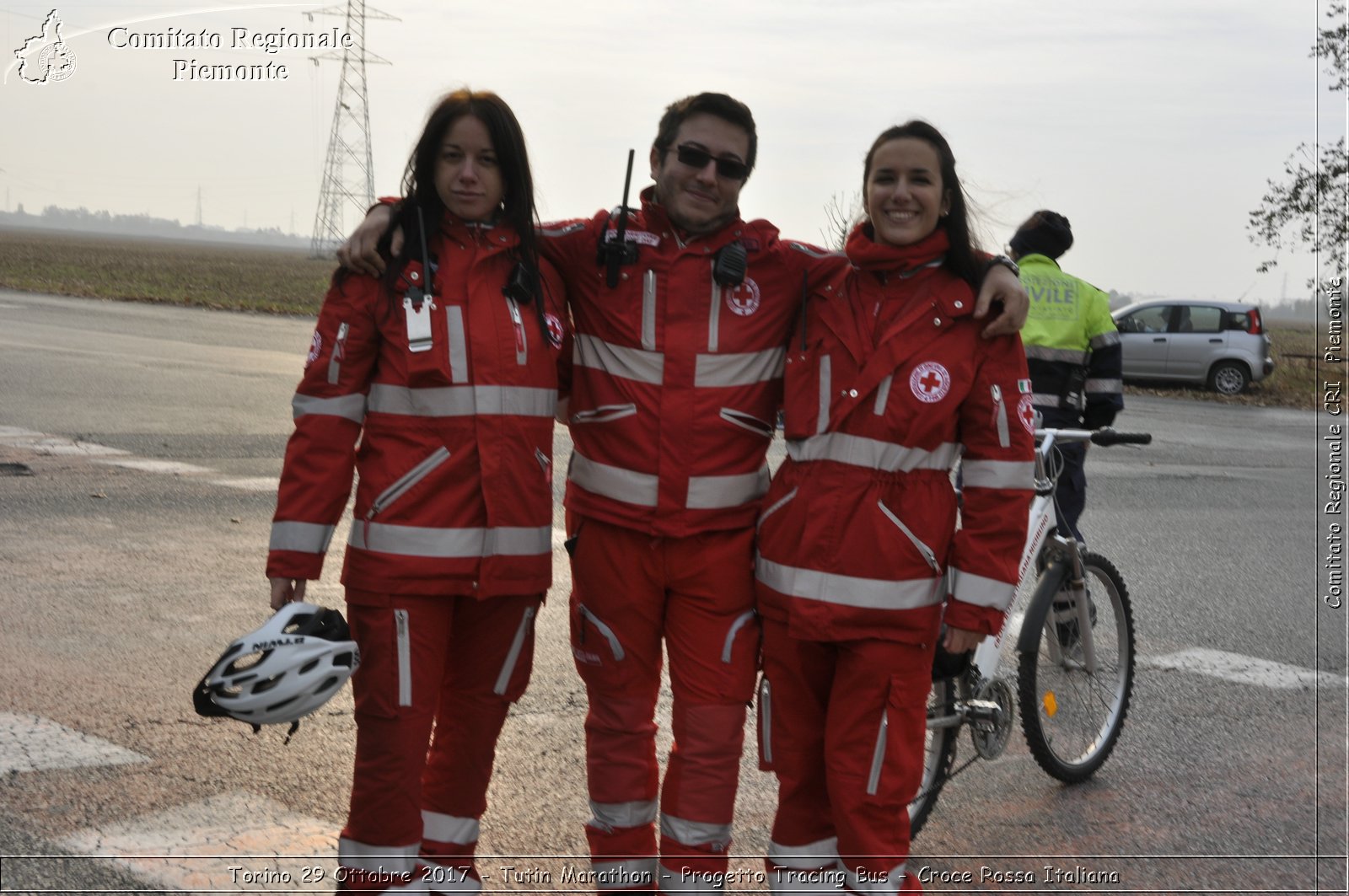 Torino 29 Ottobre 2017 - Turin Marathon - Progetto Tracing Bus - Croce Rossa Italiana- Comitato Regionale del Piemonte