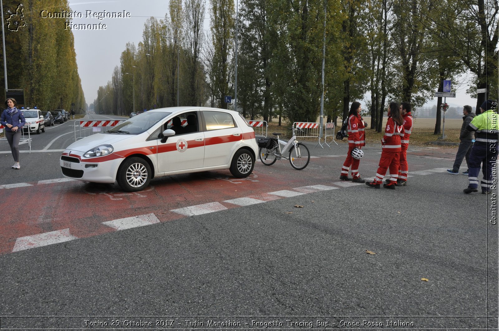 Torino 29 Ottobre 2017 - Turin Marathon - Progetto Tracing Bus - Croce Rossa Italiana- Comitato Regionale del Piemonte