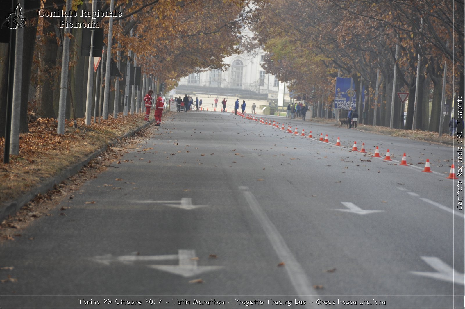 Torino 29 Ottobre 2017 - Turin Marathon - Progetto Tracing Bus - Croce Rossa Italiana- Comitato Regionale del Piemonte