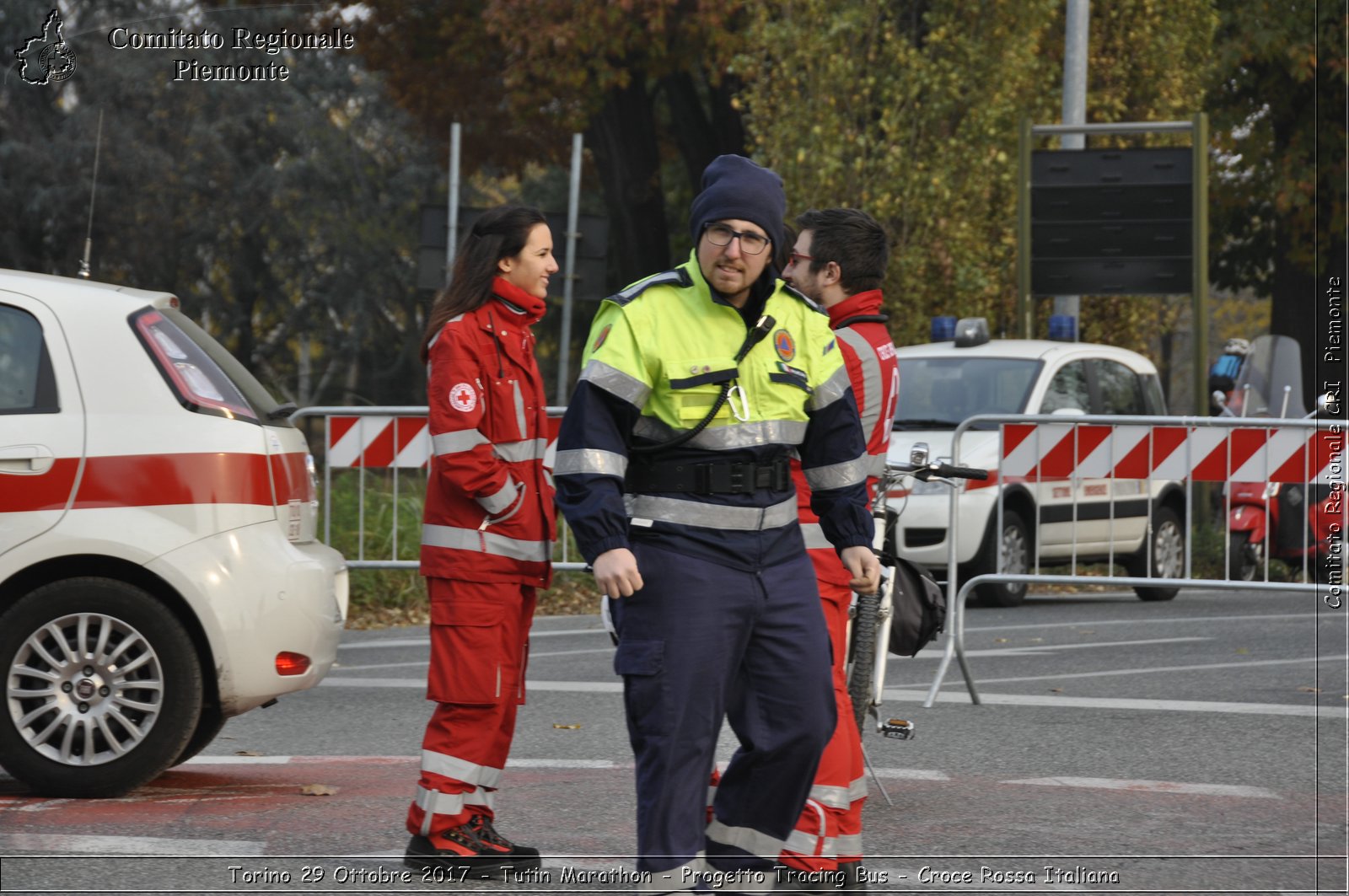 Torino 29 Ottobre 2017 - Turin Marathon - Progetto Tracing Bus - Croce Rossa Italiana- Comitato Regionale del Piemonte