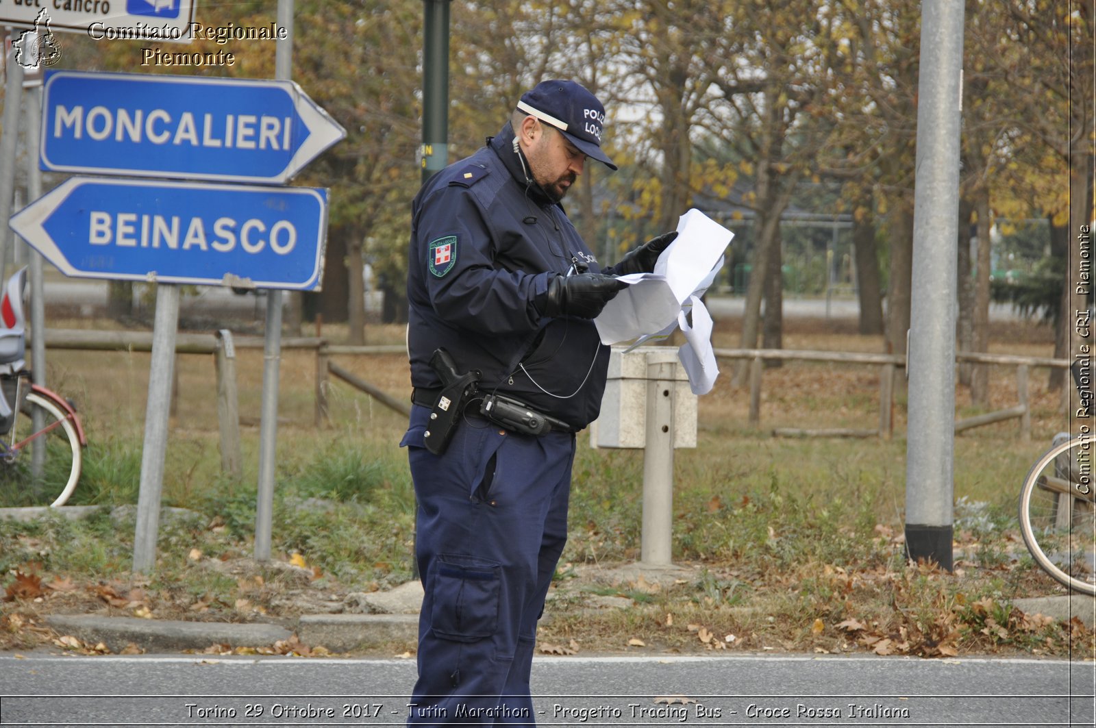 Torino 29 Ottobre 2017 - Turin Marathon - Progetto Tracing Bus - Croce Rossa Italiana- Comitato Regionale del Piemonte