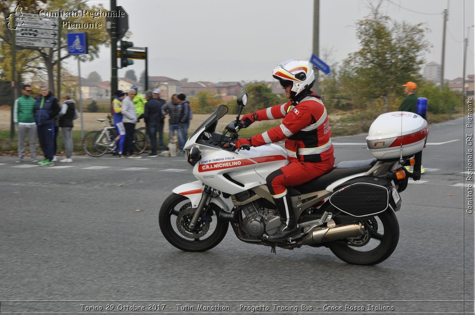 Torino 29 Ottobre 2017 - Turin Marathon - Progetto Tracing Bus - Croce Rossa Italiana- Comitato Regionale del Piemonte