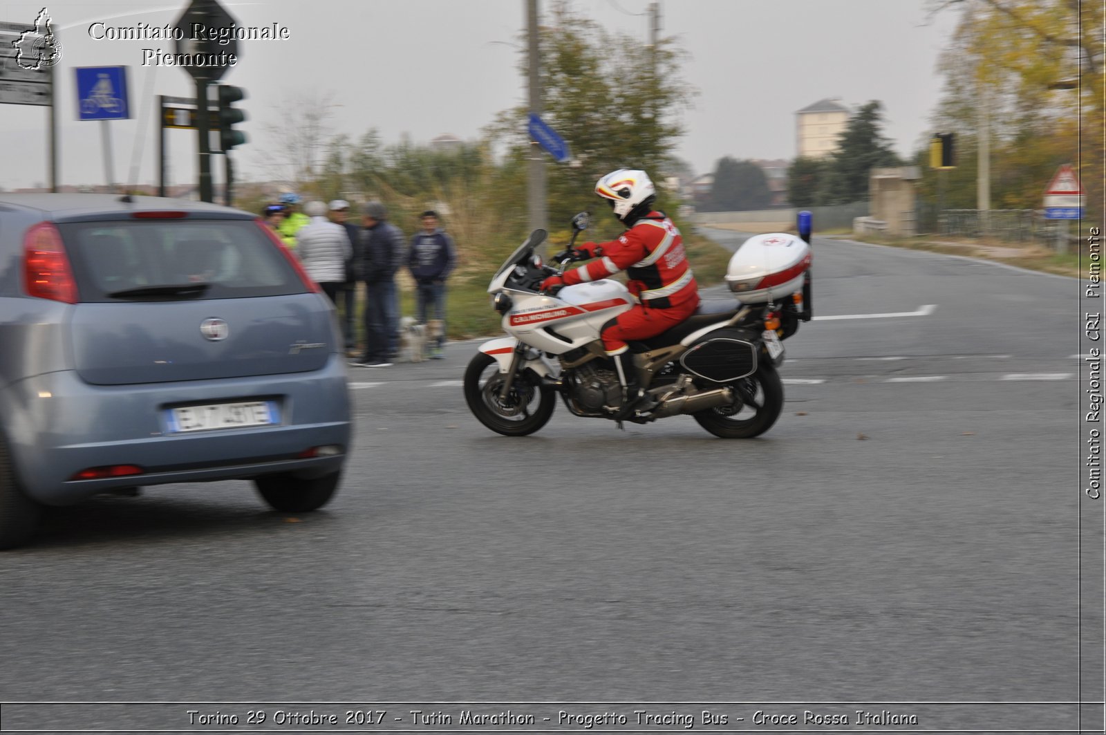 Torino 29 Ottobre 2017 - Turin Marathon - Progetto Tracing Bus - Croce Rossa Italiana- Comitato Regionale del Piemonte