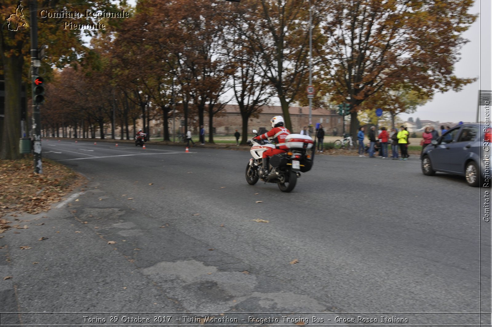 Torino 29 Ottobre 2017 - Turin Marathon - Progetto Tracing Bus - Croce Rossa Italiana- Comitato Regionale del Piemonte