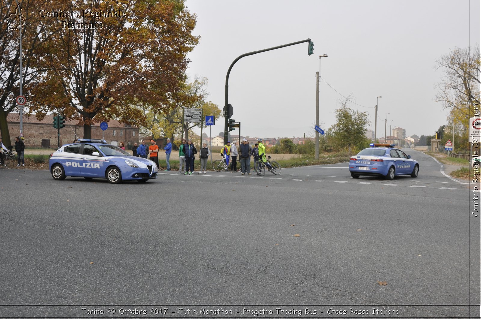 Torino 29 Ottobre 2017 - Turin Marathon - Progetto Tracing Bus - Croce Rossa Italiana- Comitato Regionale del Piemonte