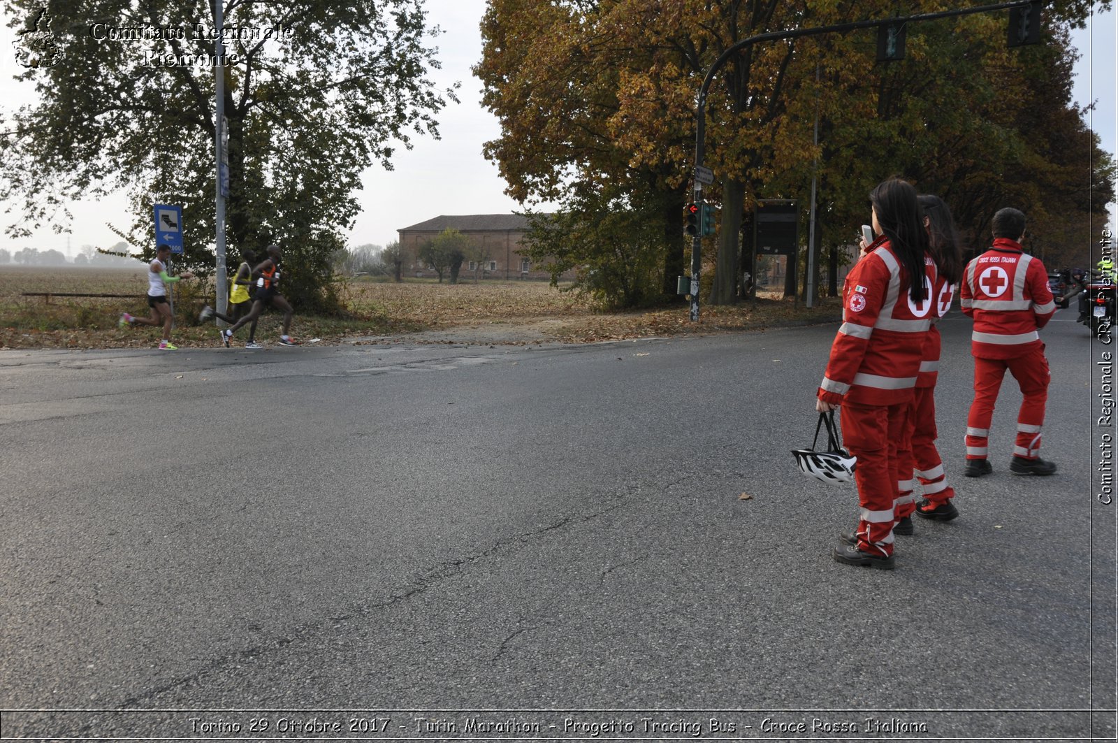 Torino 29 Ottobre 2017 - Turin Marathon - Progetto Tracing Bus - Croce Rossa Italiana- Comitato Regionale del Piemonte