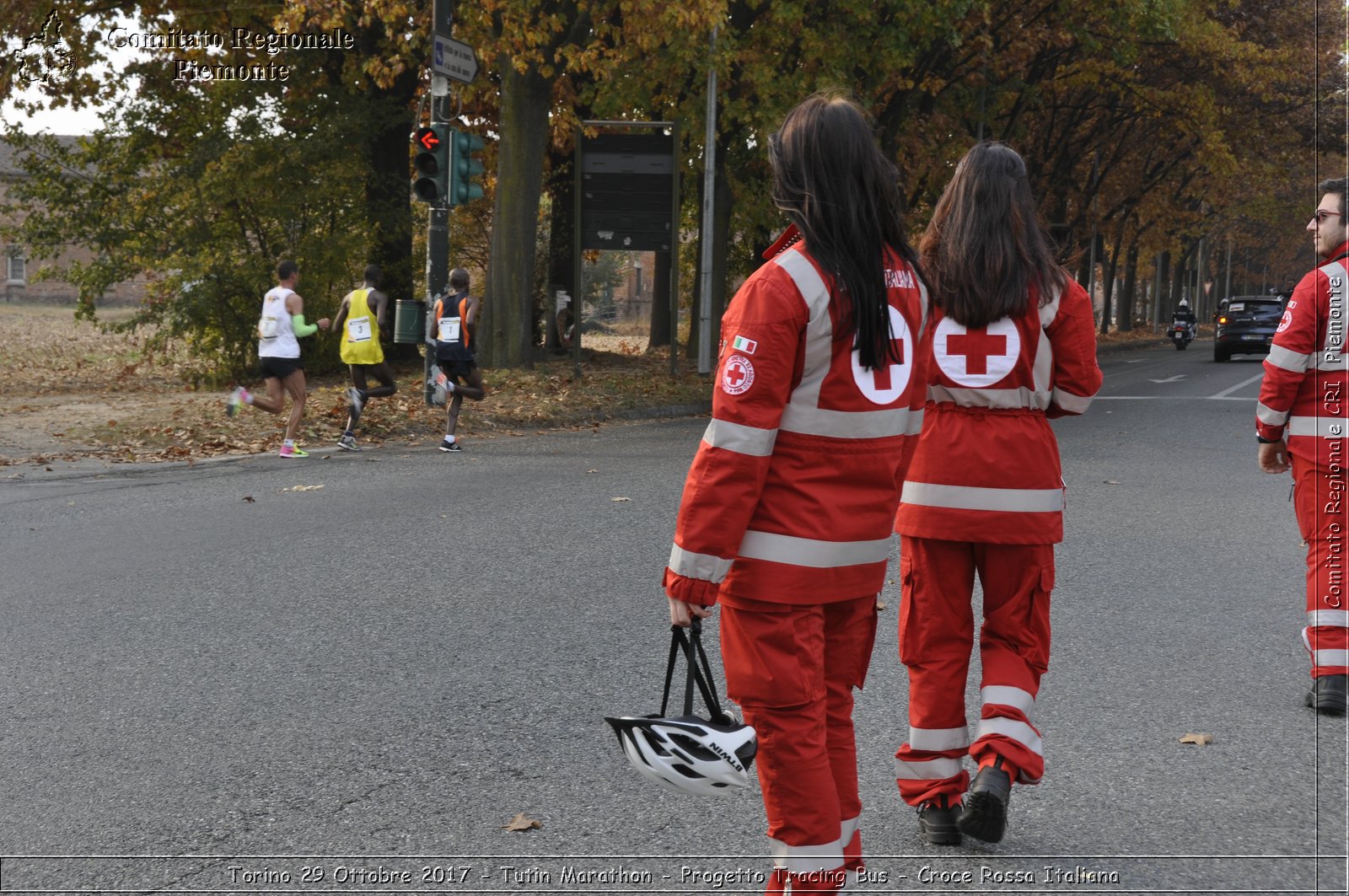 Torino 29 Ottobre 2017 - Turin Marathon - Progetto Tracing Bus - Croce Rossa Italiana- Comitato Regionale del Piemonte