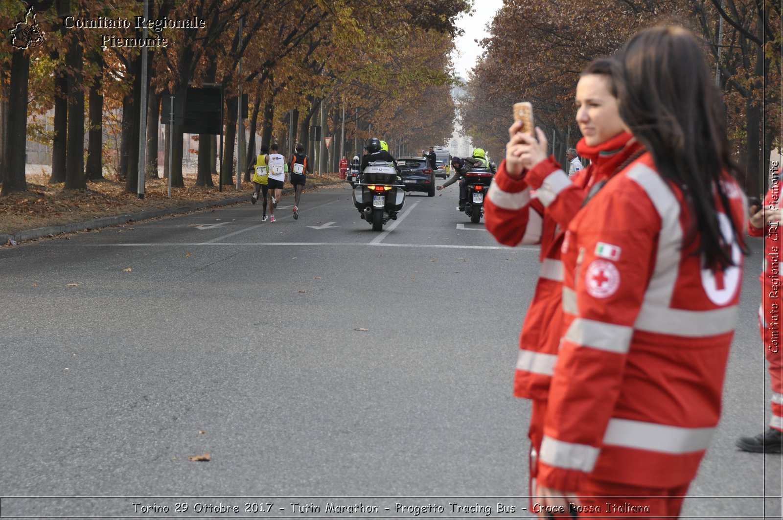 Torino 29 Ottobre 2017 - Turin Marathon - Progetto Tracing Bus - Croce Rossa Italiana- Comitato Regionale del Piemonte