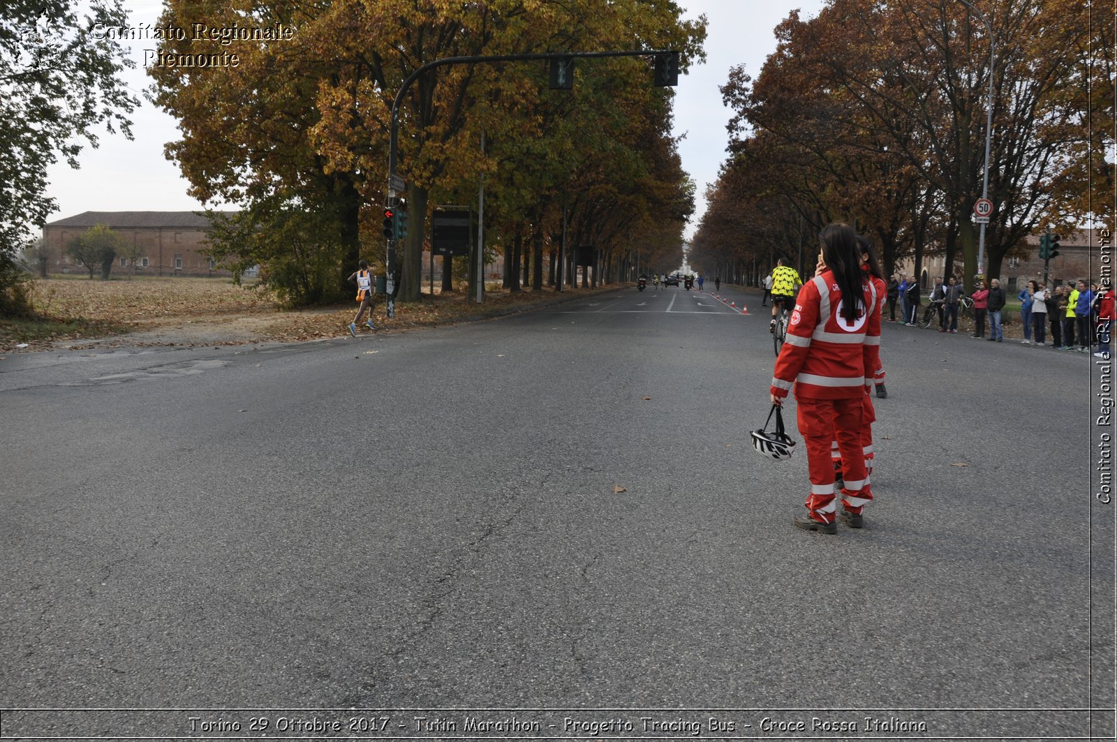 Torino 29 Ottobre 2017 - Turin Marathon - Progetto Tracing Bus - Croce Rossa Italiana- Comitato Regionale del Piemonte