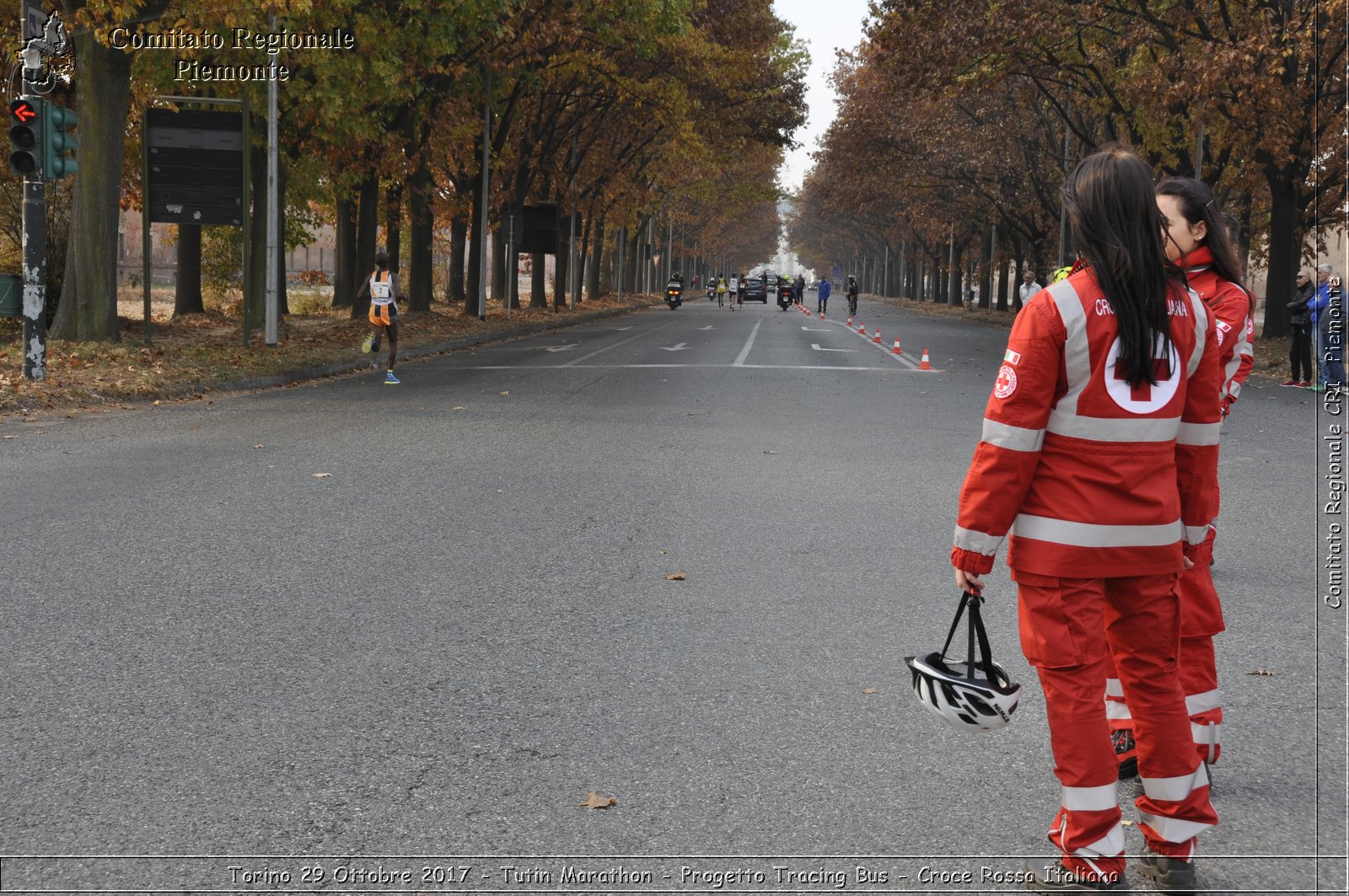 Torino 29 Ottobre 2017 - Turin Marathon - Progetto Tracing Bus - Croce Rossa Italiana- Comitato Regionale del Piemonte