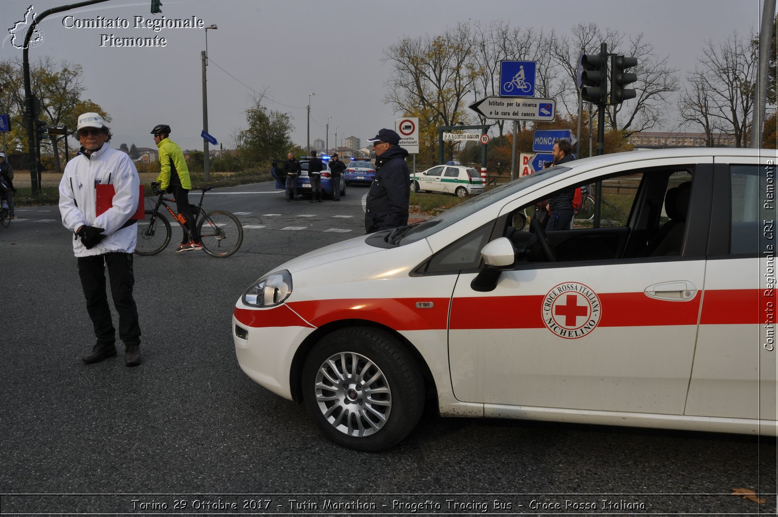 Torino 29 Ottobre 2017 - Turin Marathon - Progetto Tracing Bus - Croce Rossa Italiana- Comitato Regionale del Piemonte