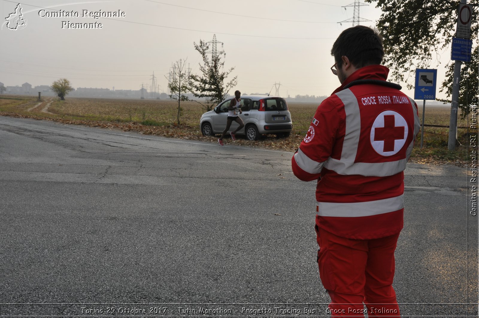 Torino 29 Ottobre 2017 - Turin Marathon - Progetto Tracing Bus - Croce Rossa Italiana- Comitato Regionale del Piemonte