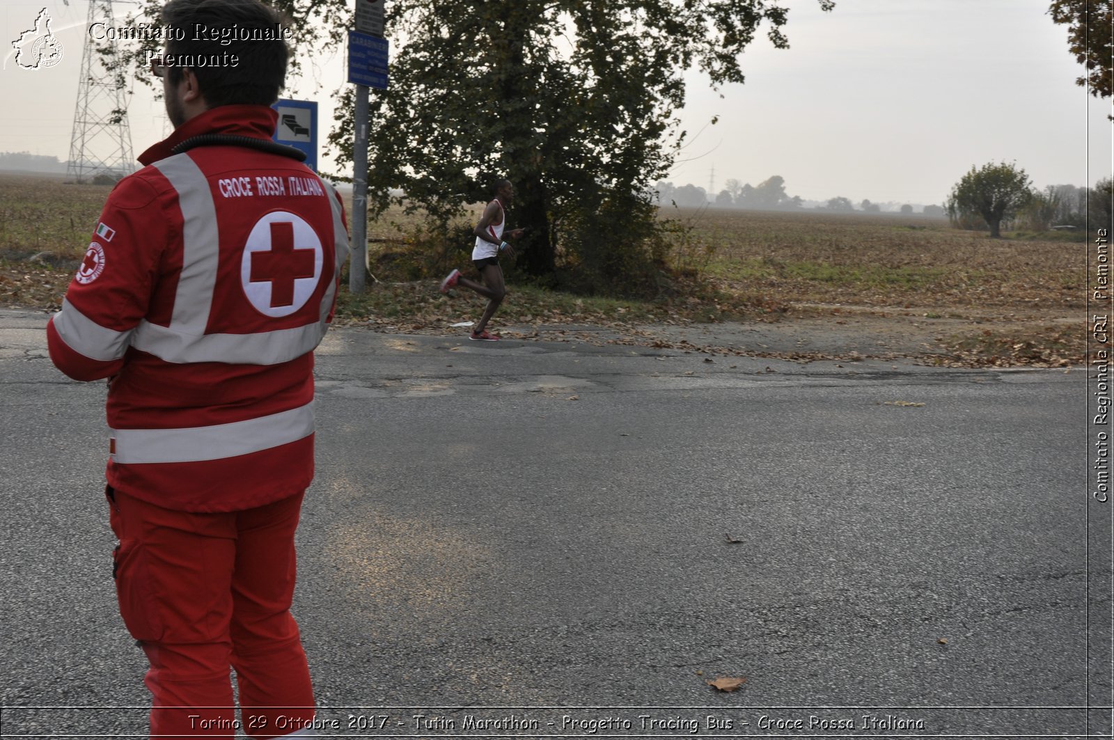 Torino 29 Ottobre 2017 - Turin Marathon - Progetto Tracing Bus - Croce Rossa Italiana- Comitato Regionale del Piemonte