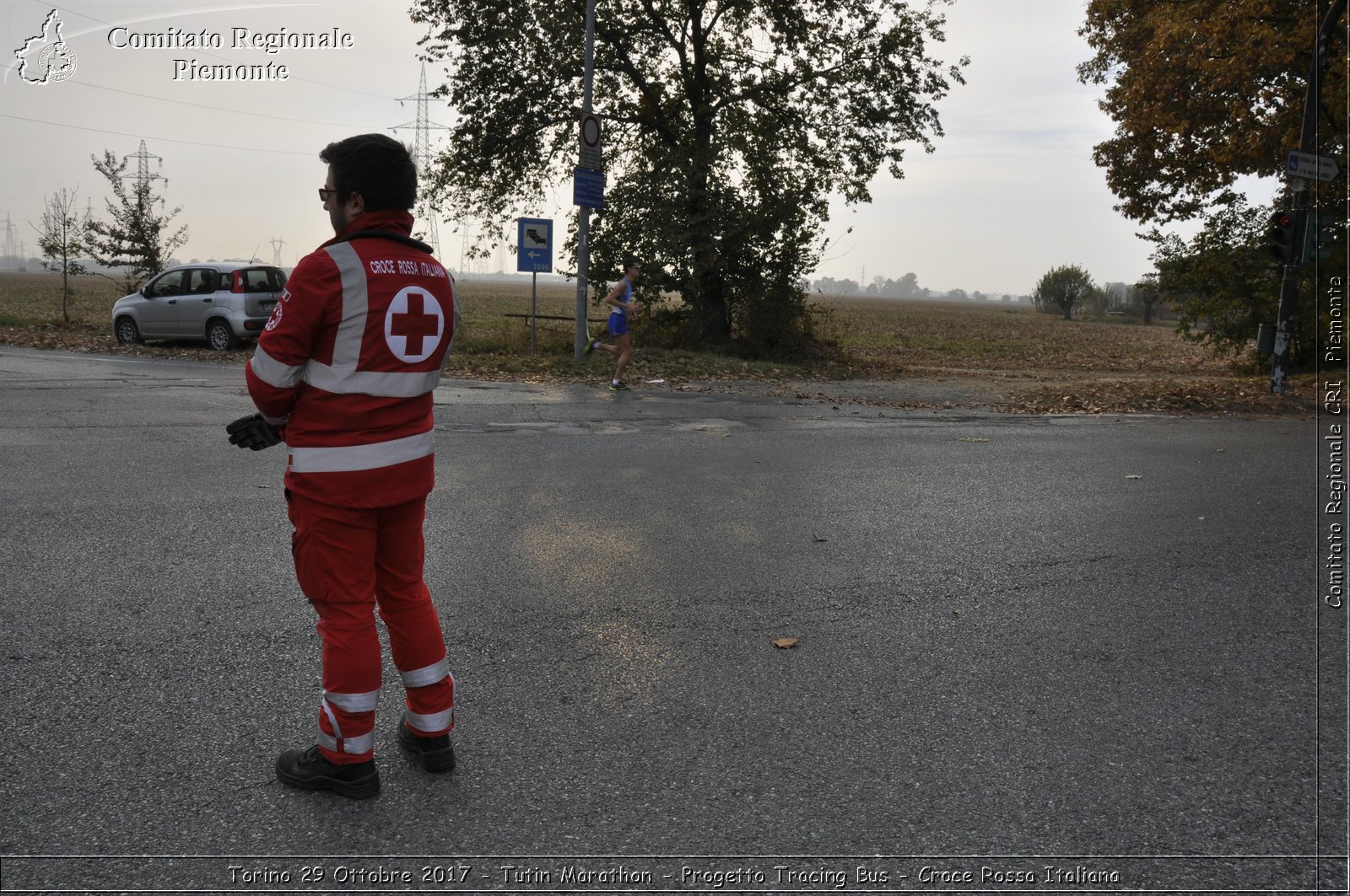 Torino 29 Ottobre 2017 - Turin Marathon - Progetto Tracing Bus - Croce Rossa Italiana- Comitato Regionale del Piemonte