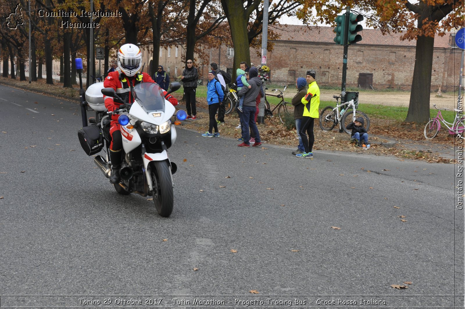 Torino 29 Ottobre 2017 - Turin Marathon - Progetto Tracing Bus - Croce Rossa Italiana- Comitato Regionale del Piemonte