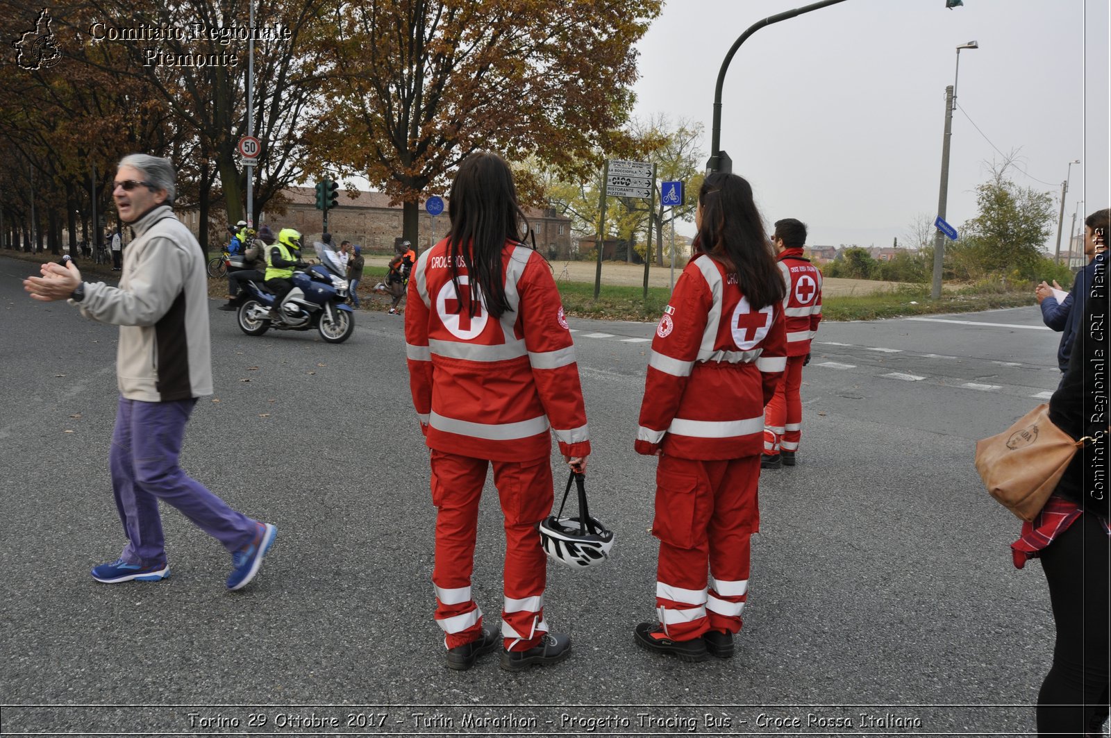 Torino 29 Ottobre 2017 - Turin Marathon - Progetto Tracing Bus - Croce Rossa Italiana- Comitato Regionale del Piemonte