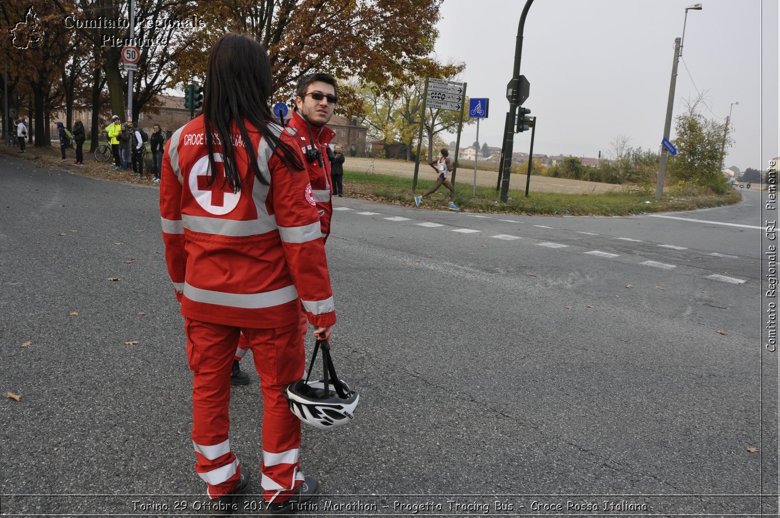 Torino 29 Ottobre 2017 - Turin Marathon - Progetto Tracing Bus - Croce Rossa Italiana- Comitato Regionale del Piemonte