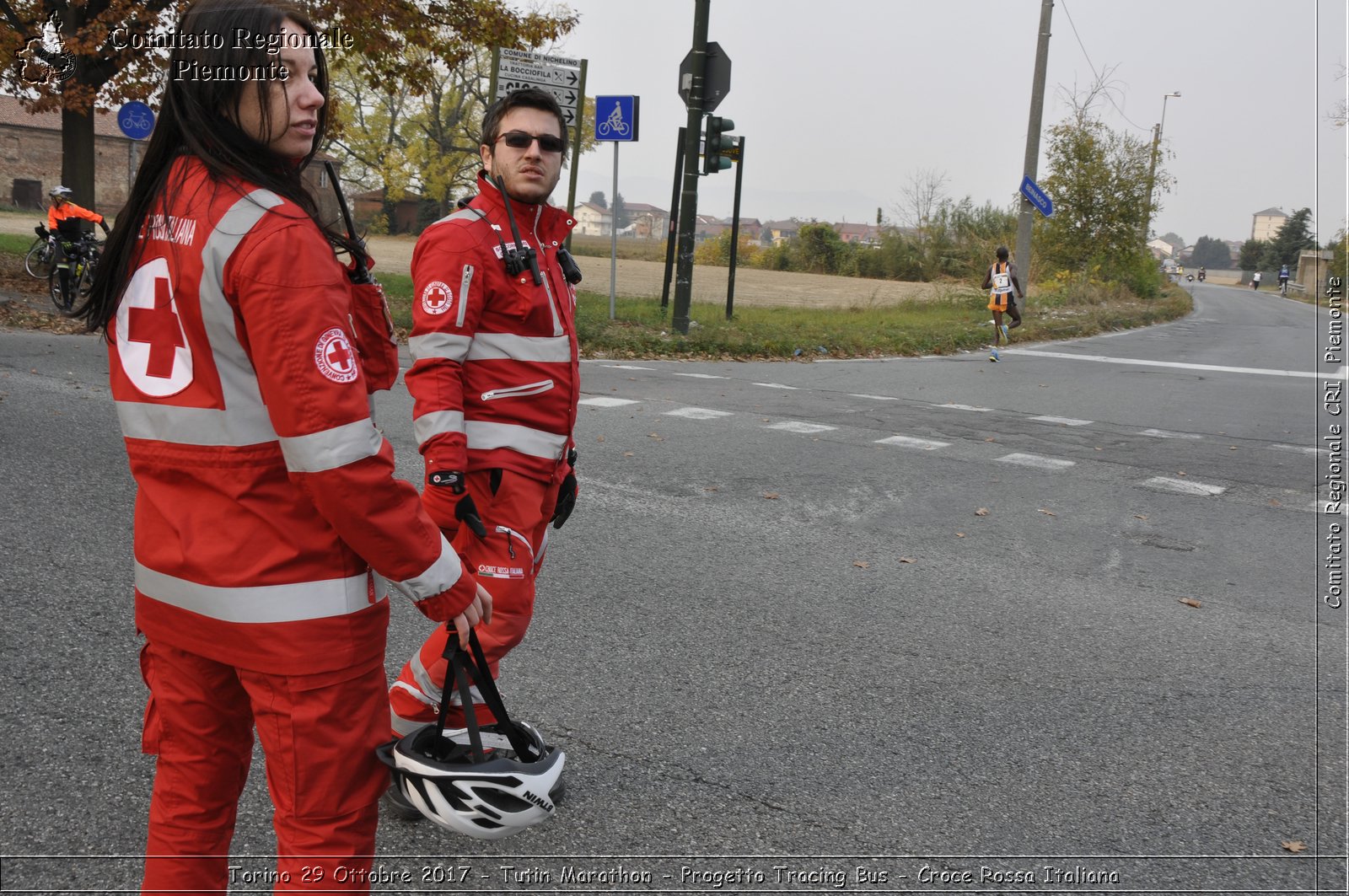 Torino 29 Ottobre 2017 - Turin Marathon - Progetto Tracing Bus - Croce Rossa Italiana- Comitato Regionale del Piemonte