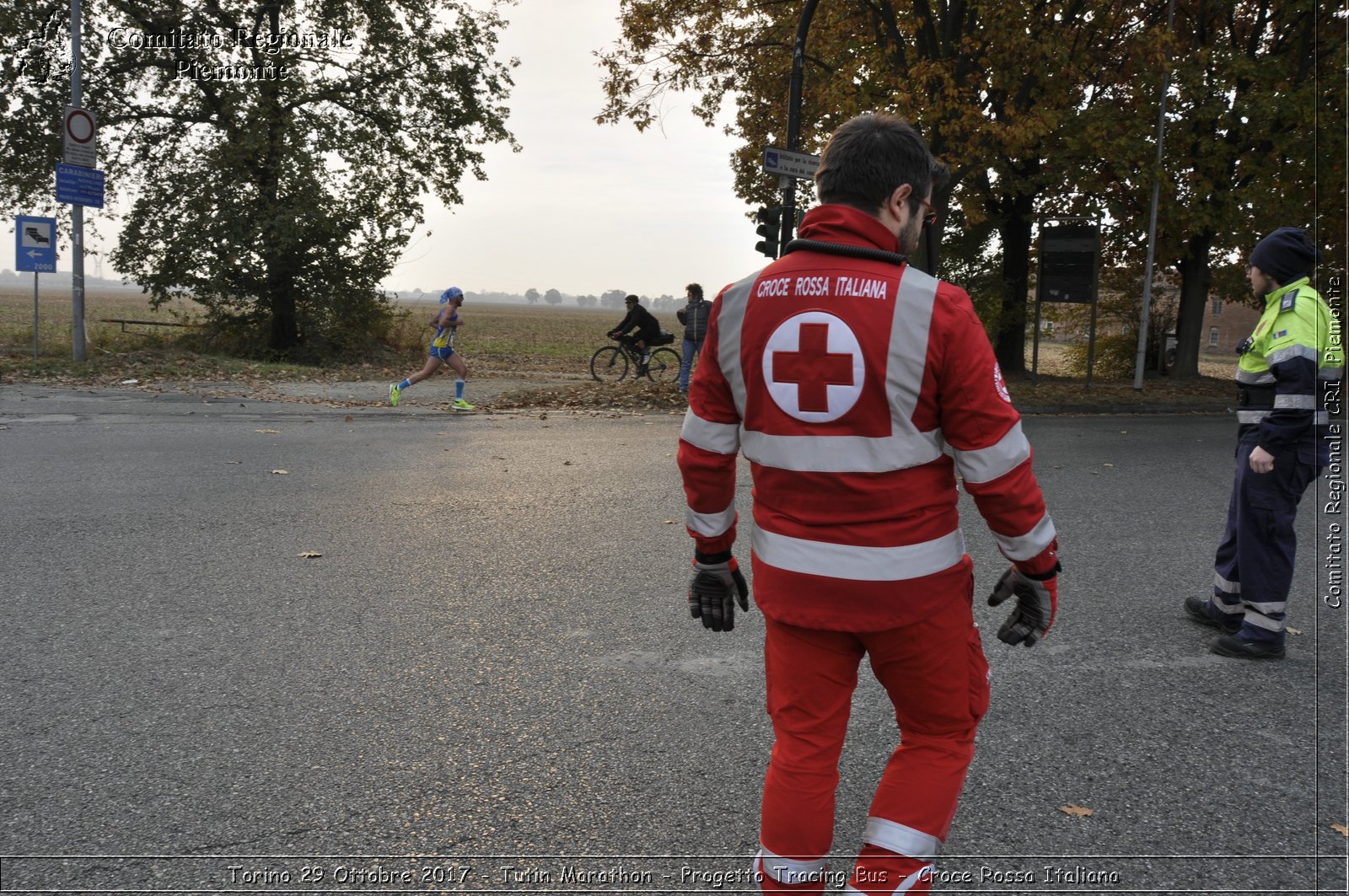 Torino 29 Ottobre 2017 - Turin Marathon - Progetto Tracing Bus - Croce Rossa Italiana- Comitato Regionale del Piemonte