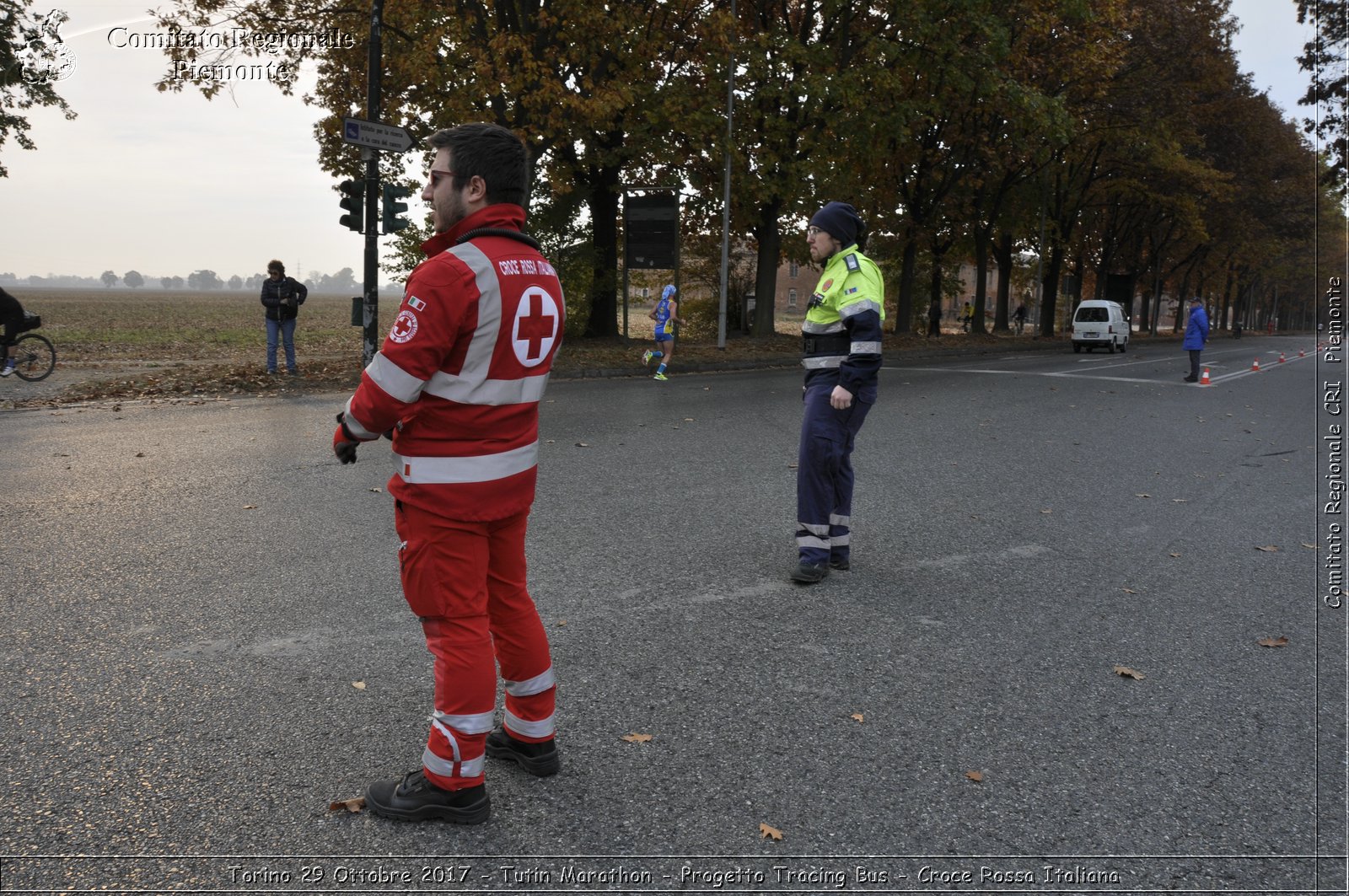 Torino 29 Ottobre 2017 - Turin Marathon - Progetto Tracing Bus - Croce Rossa Italiana- Comitato Regionale del Piemonte