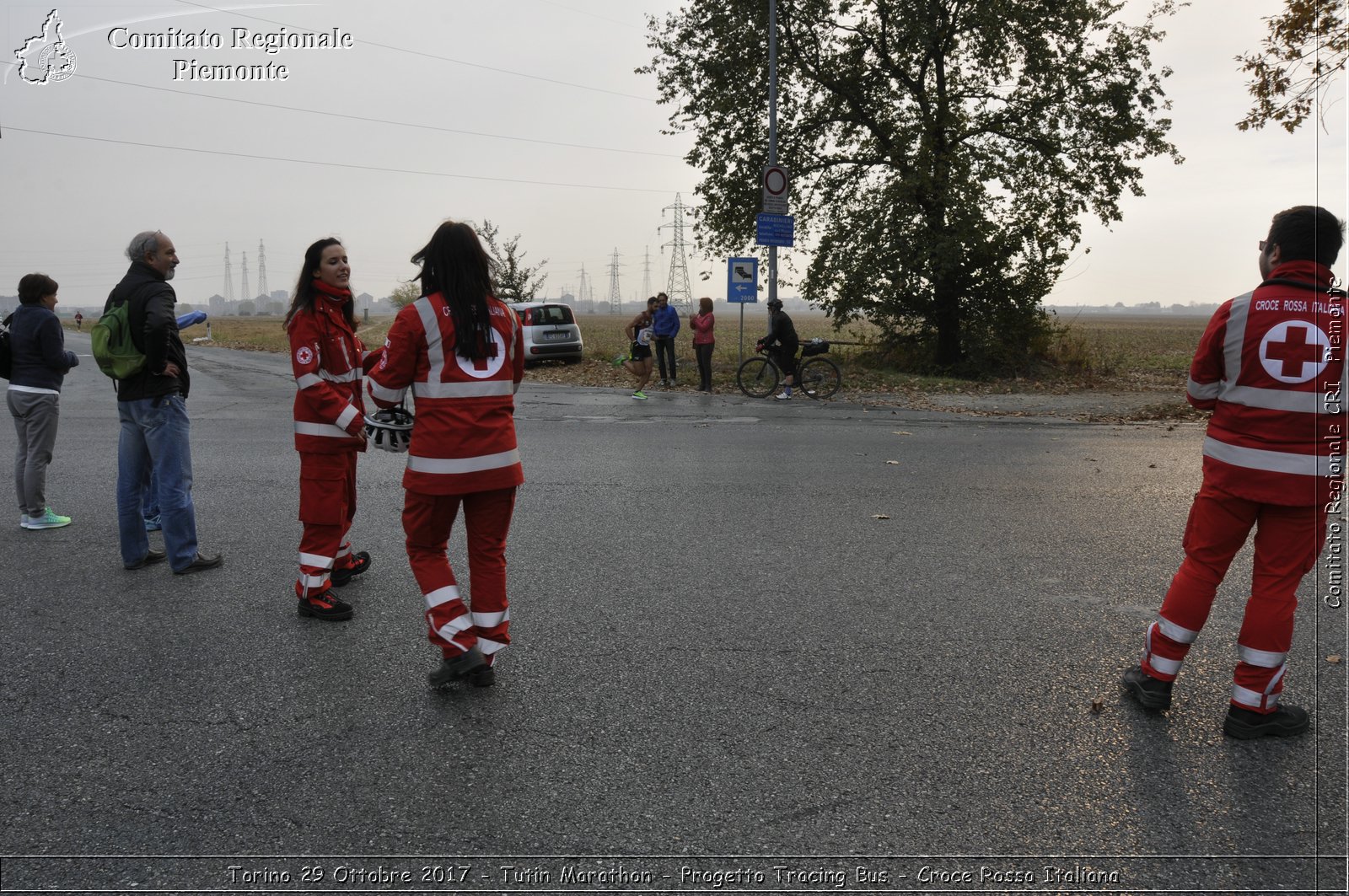 Torino 29 Ottobre 2017 - Turin Marathon - Progetto Tracing Bus - Croce Rossa Italiana- Comitato Regionale del Piemonte