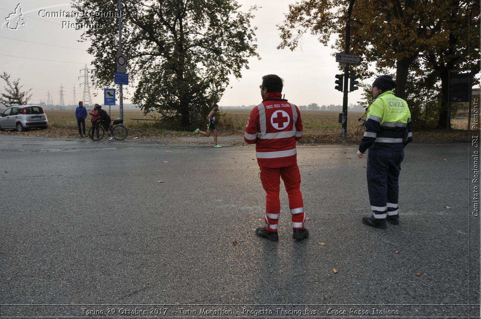 Torino 29 Ottobre 2017 - Turin Marathon - Progetto Tracing Bus - Croce Rossa Italiana- Comitato Regionale del Piemonte