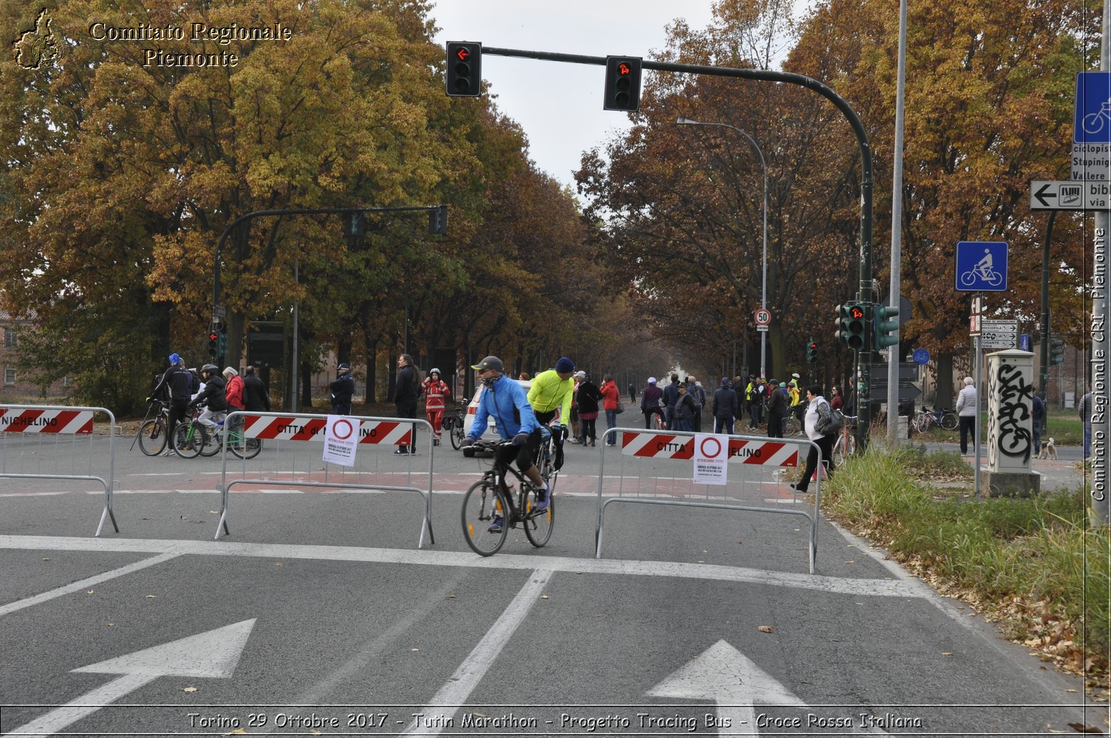 Torino 29 Ottobre 2017 - Turin Marathon - Progetto Tracing Bus - Croce Rossa Italiana- Comitato Regionale del Piemonte