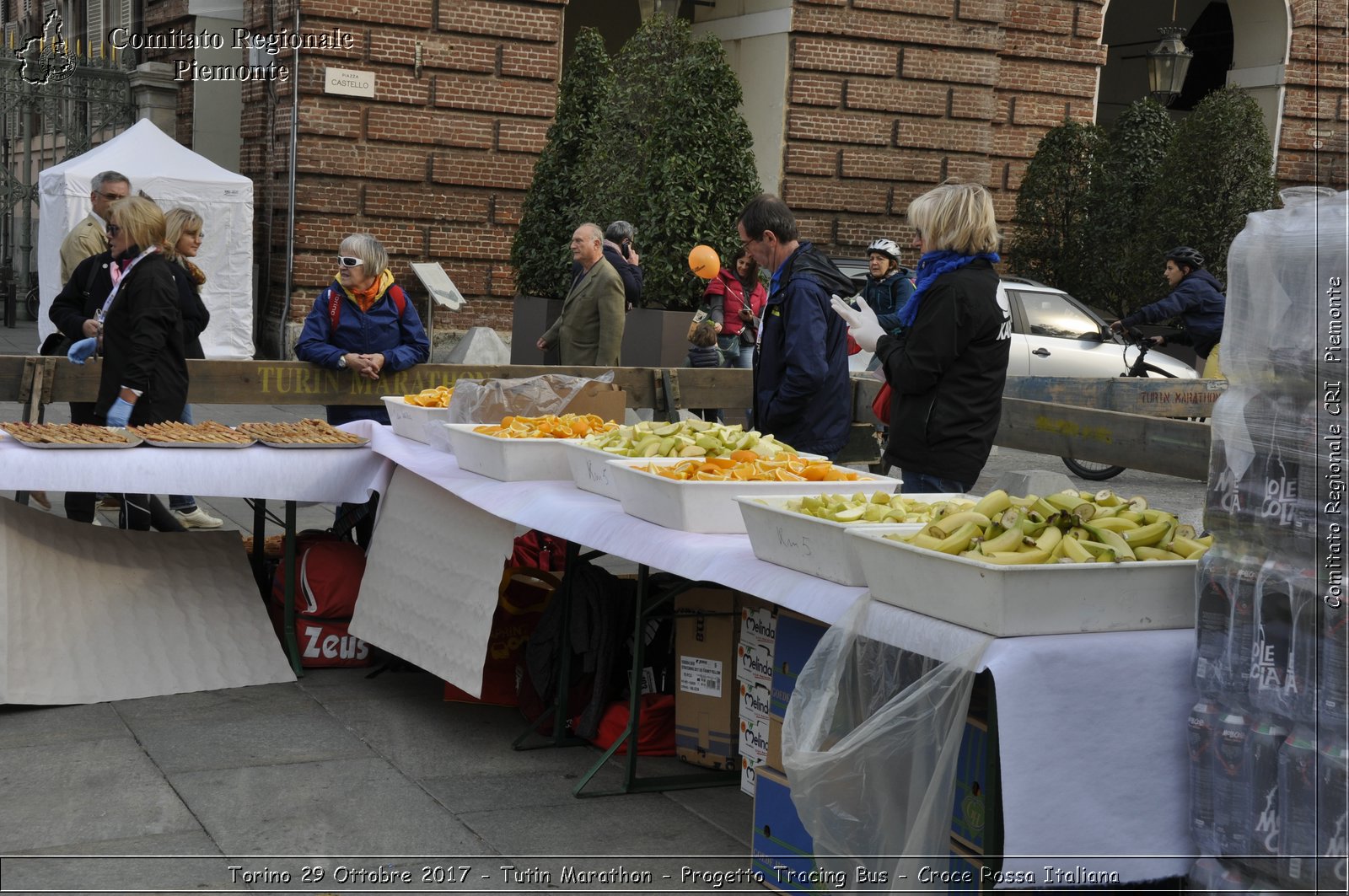 Torino 29 Ottobre 2017 - Turin Marathon - Progetto Tracing Bus - Croce Rossa Italiana- Comitato Regionale del Piemonte