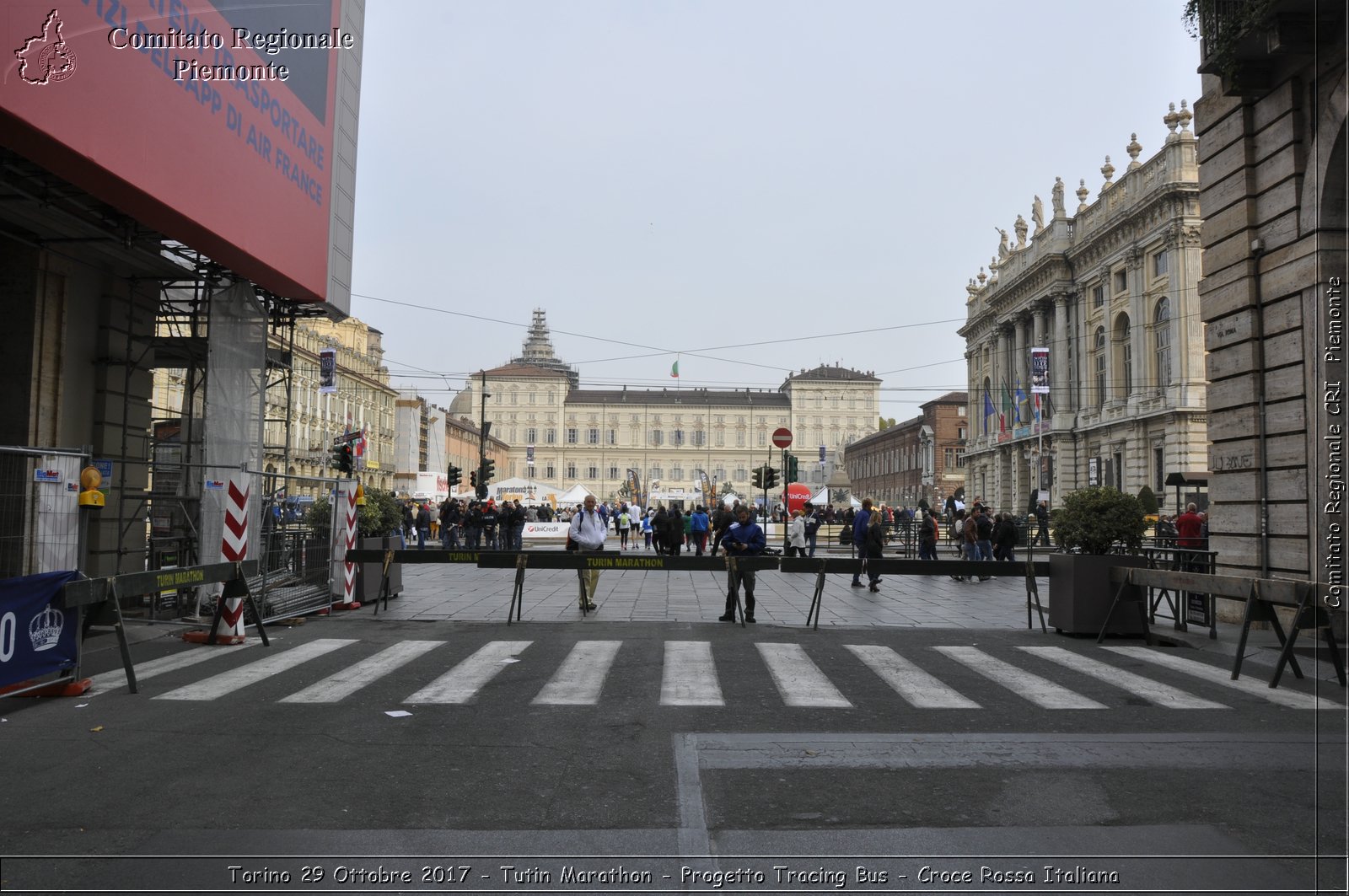 Torino 29 Ottobre 2017 - Turin Marathon - Progetto Tracing Bus - Croce Rossa Italiana- Comitato Regionale del Piemonte