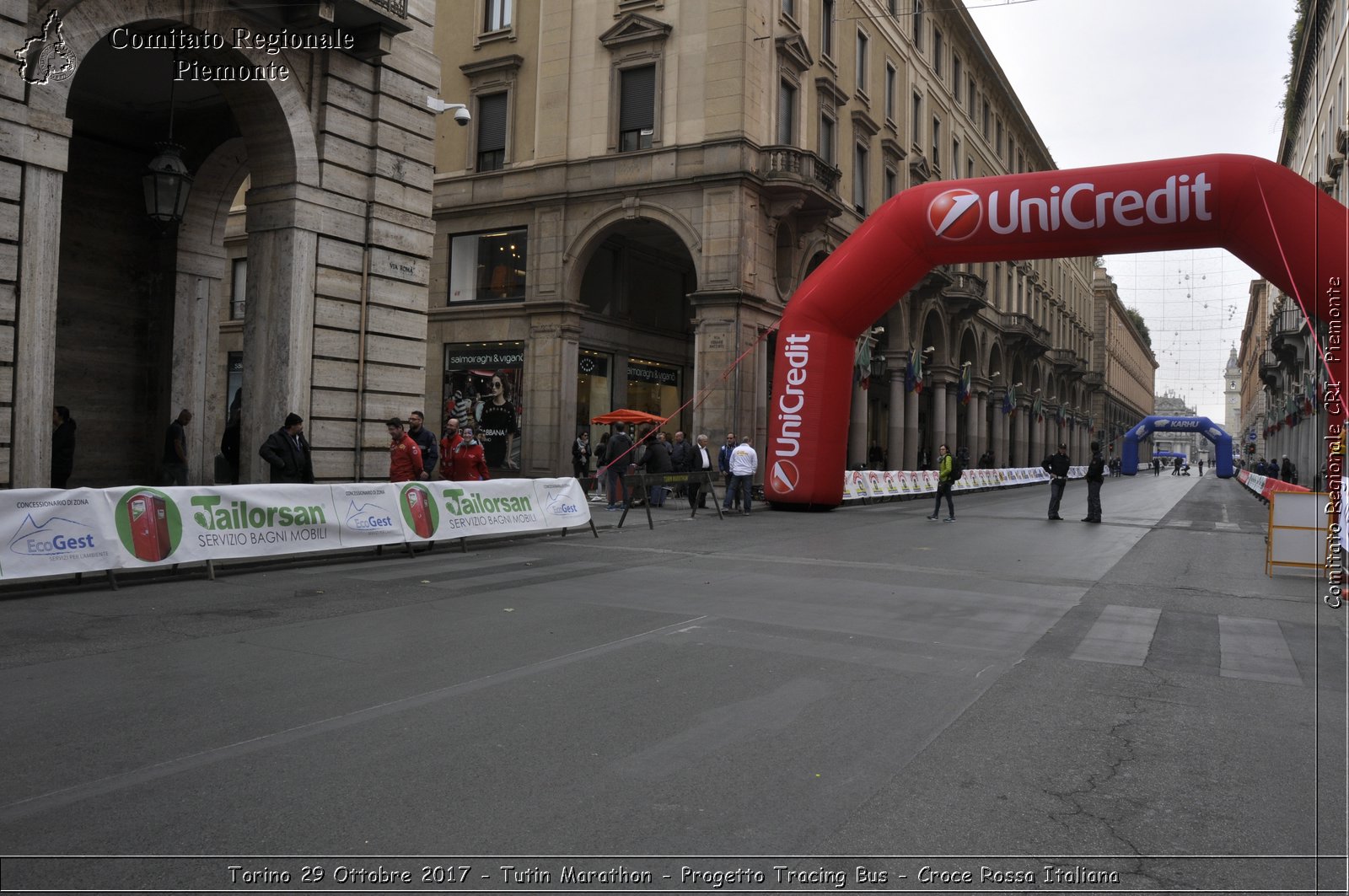 Torino 29 Ottobre 2017 - Turin Marathon - Progetto Tracing Bus - Croce Rossa Italiana- Comitato Regionale del Piemonte