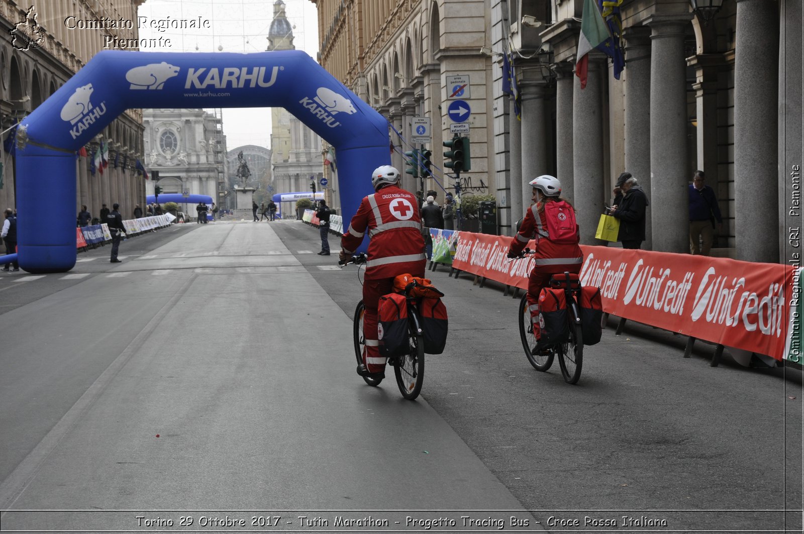 Torino 29 Ottobre 2017 - Turin Marathon - Progetto Tracing Bus - Croce Rossa Italiana- Comitato Regionale del Piemonte