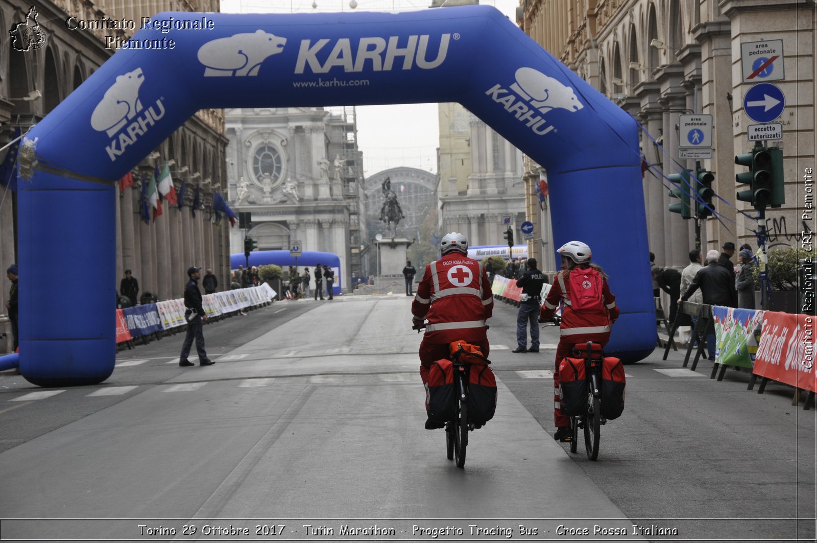 Torino 29 Ottobre 2017 - Turin Marathon - Progetto Tracing Bus - Croce Rossa Italiana- Comitato Regionale del Piemonte