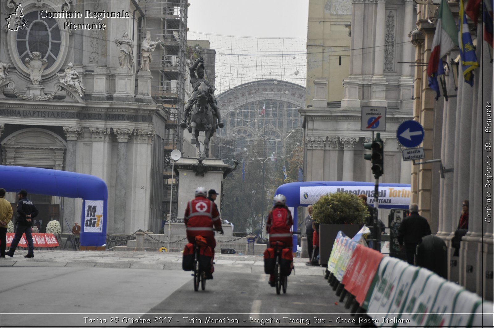 Torino 29 Ottobre 2017 - Turin Marathon - Progetto Tracing Bus - Croce Rossa Italiana- Comitato Regionale del Piemonte