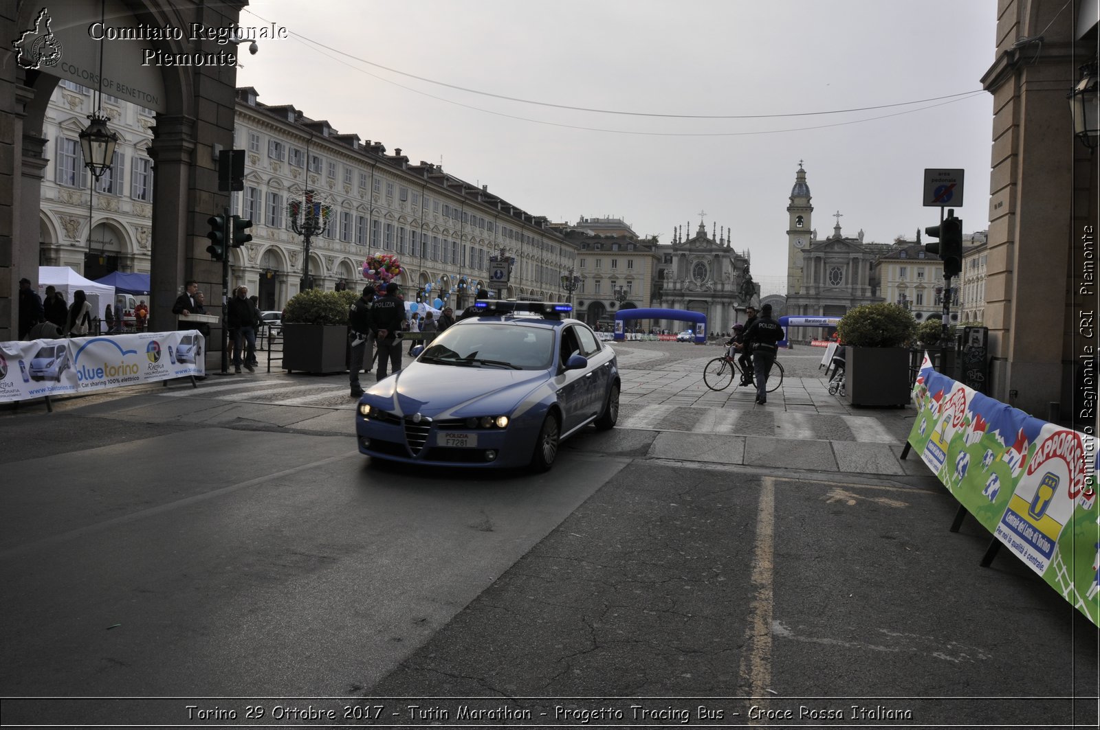 Torino 29 Ottobre 2017 - Turin Marathon - Progetto Tracing Bus - Croce Rossa Italiana- Comitato Regionale del Piemonte