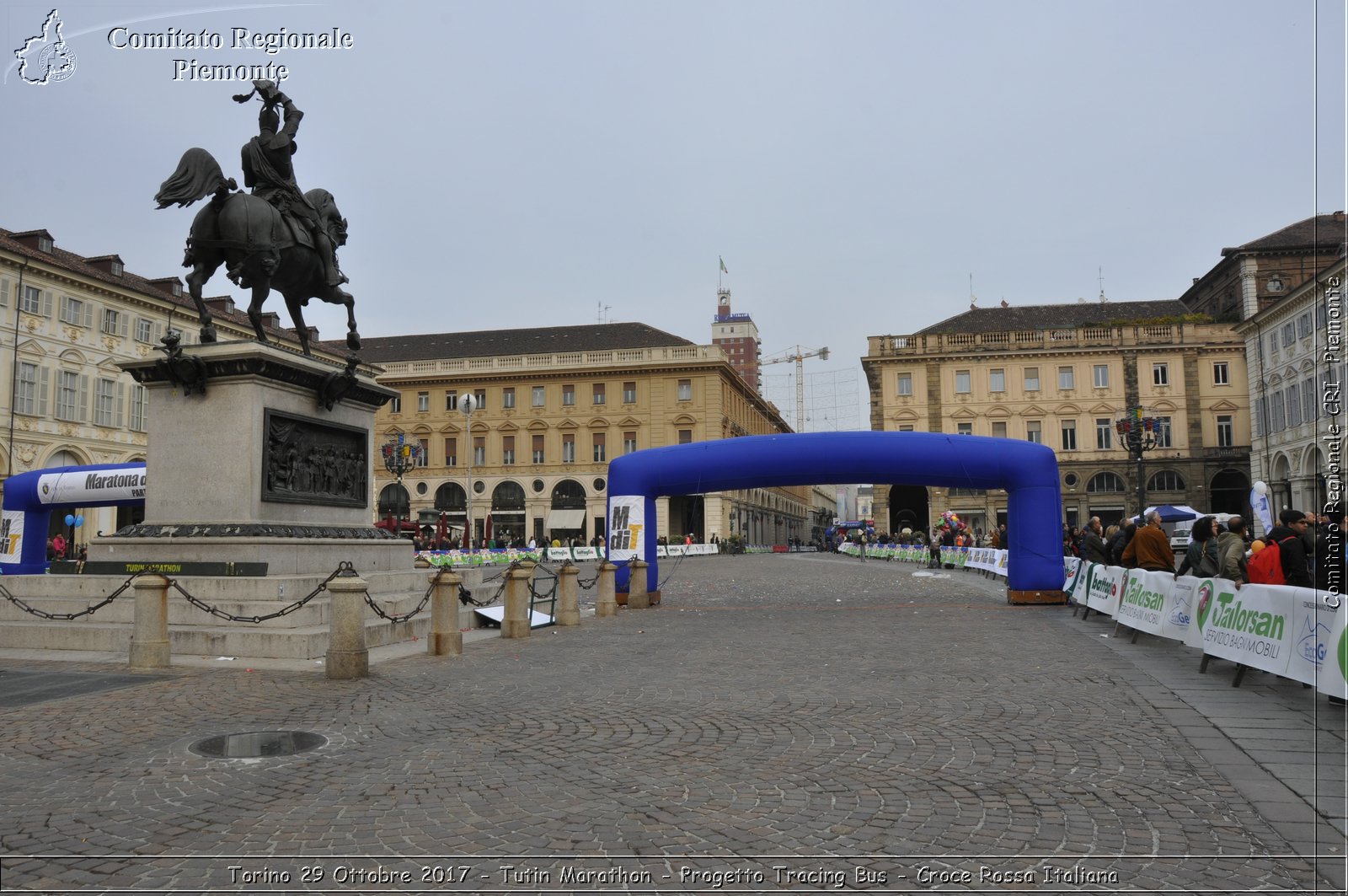 Torino 29 Ottobre 2017 - Turin Marathon - Progetto Tracing Bus - Croce Rossa Italiana- Comitato Regionale del Piemonte