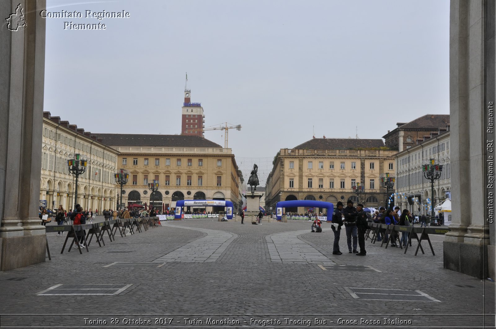 Torino 29 Ottobre 2017 - Turin Marathon - Progetto Tracing Bus - Croce Rossa Italiana- Comitato Regionale del Piemonte