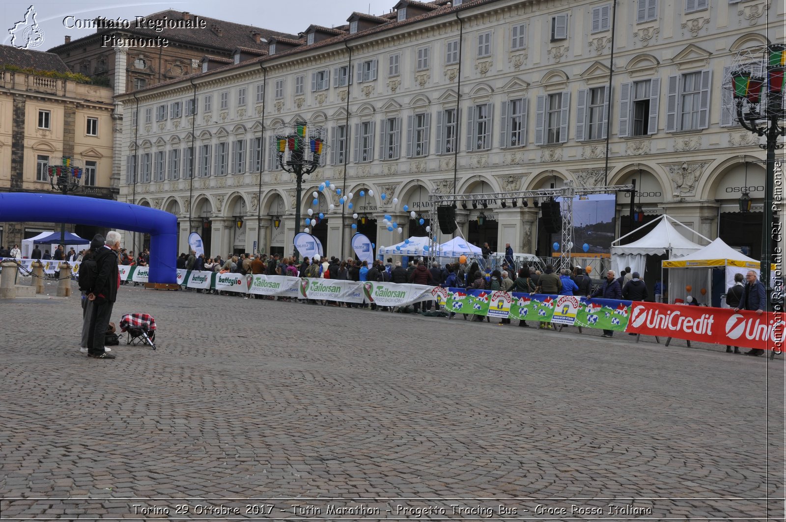 Torino 29 Ottobre 2017 - Turin Marathon - Progetto Tracing Bus - Croce Rossa Italiana- Comitato Regionale del Piemonte