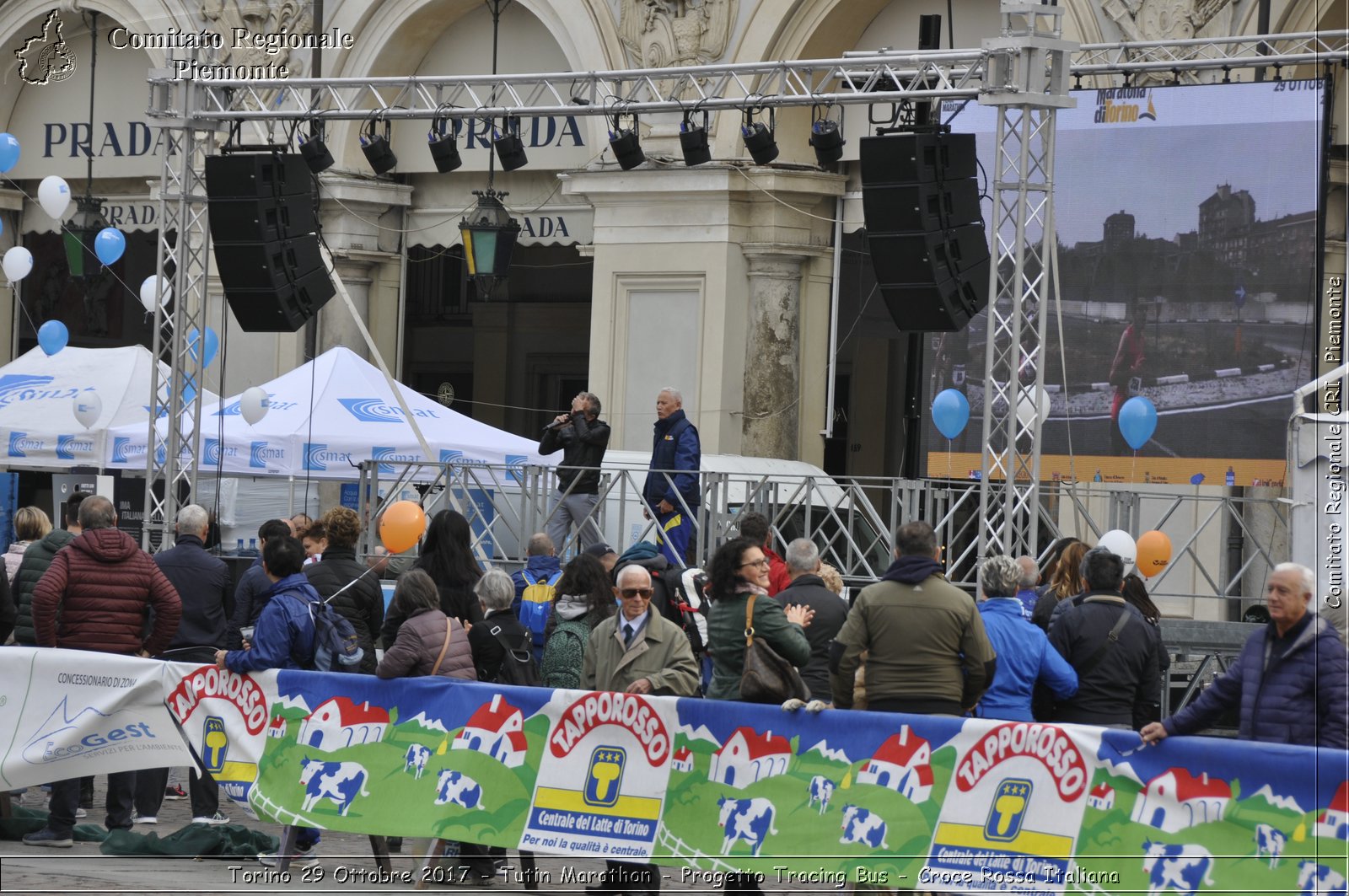 Torino 29 Ottobre 2017 - Turin Marathon - Progetto Tracing Bus - Croce Rossa Italiana- Comitato Regionale del Piemonte