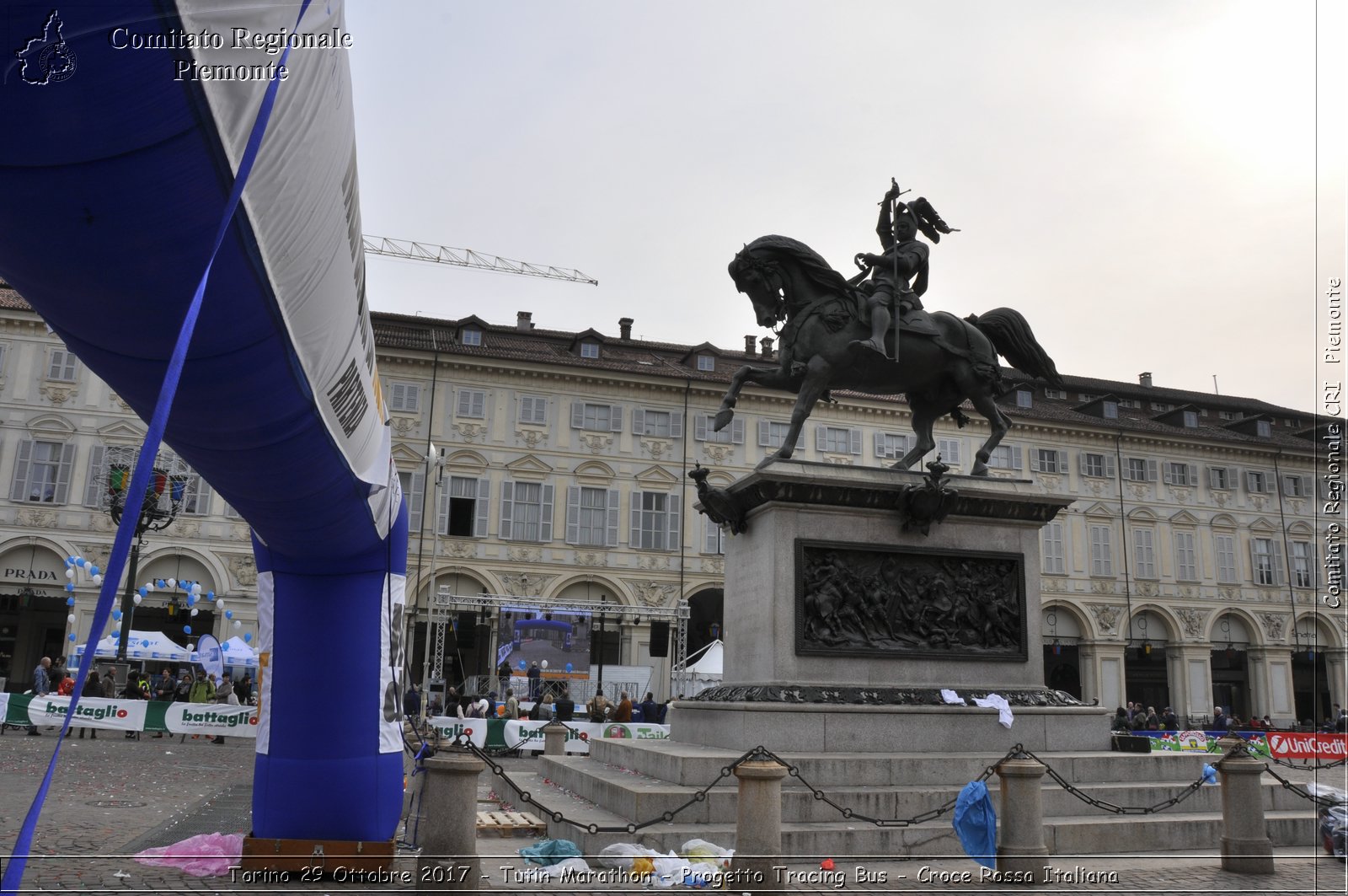 Torino 29 Ottobre 2017 - Turin Marathon - Progetto Tracing Bus - Croce Rossa Italiana- Comitato Regionale del Piemonte